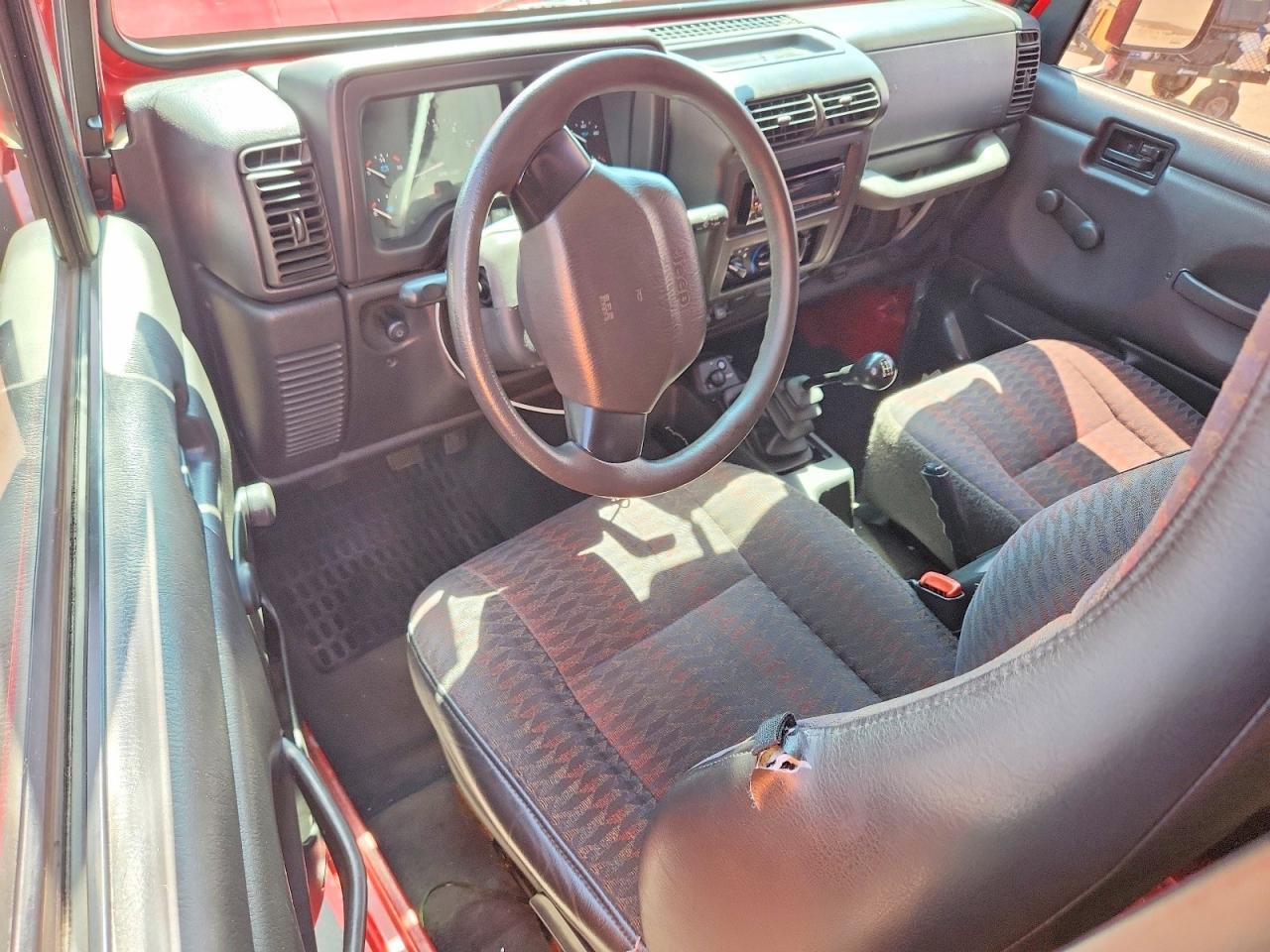 2000 Jeep Wrangler / Tj Sport Red vin: 1J4FA49S1YP779411