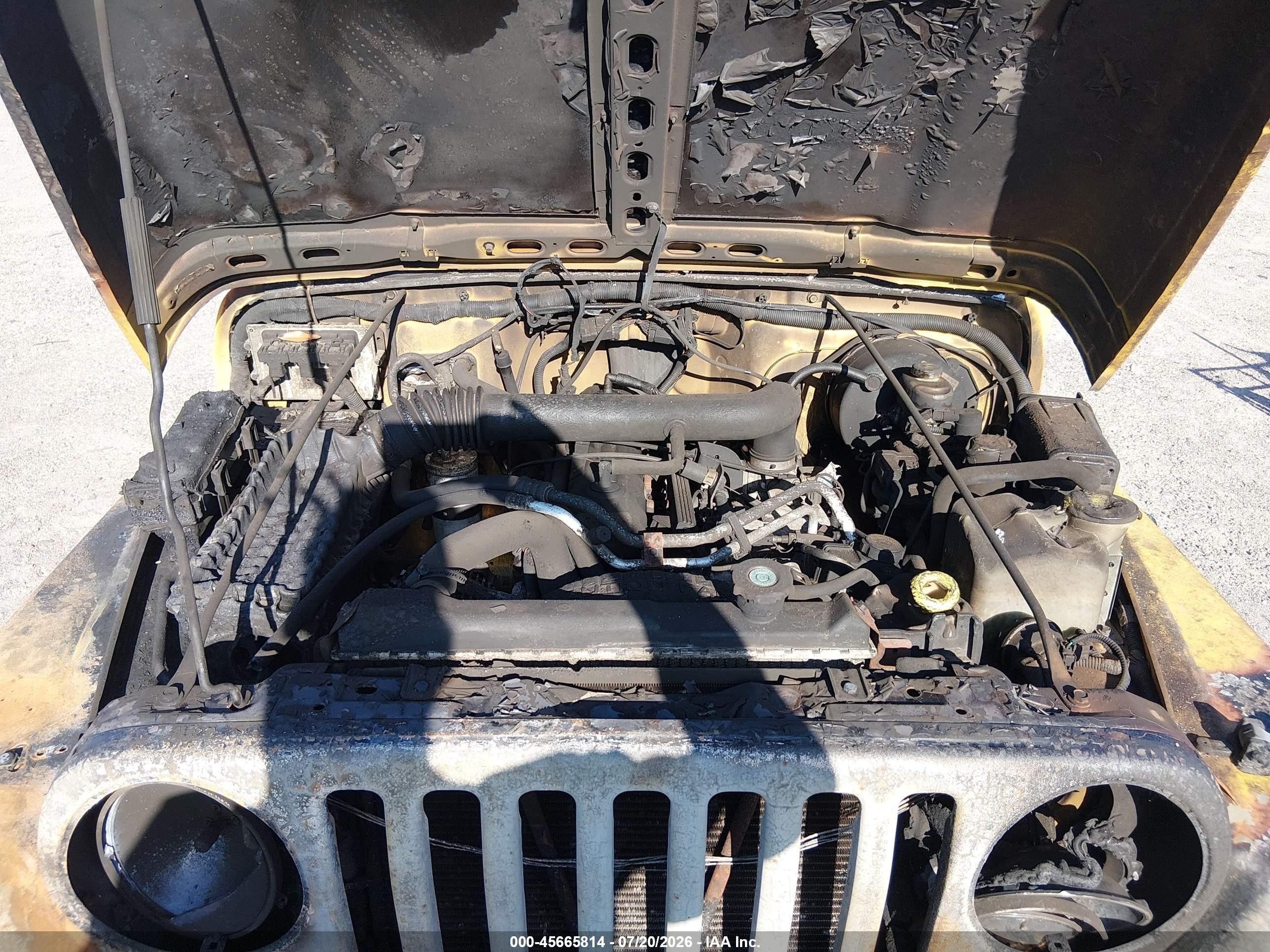 2001 Jeep Wrangler Sport Yellow vin: 1J4FA49S21P334102
