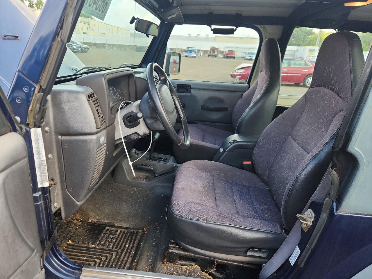 2002 Jeep Wrangler / Tj Sport Blue vin: 1J4FA49S22P761443