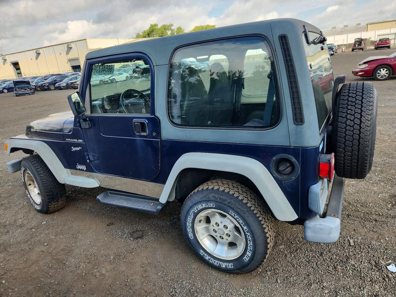 2002 Jeep Wrangler / Tj Sport Blue vin: 1J4FA49S22P761443