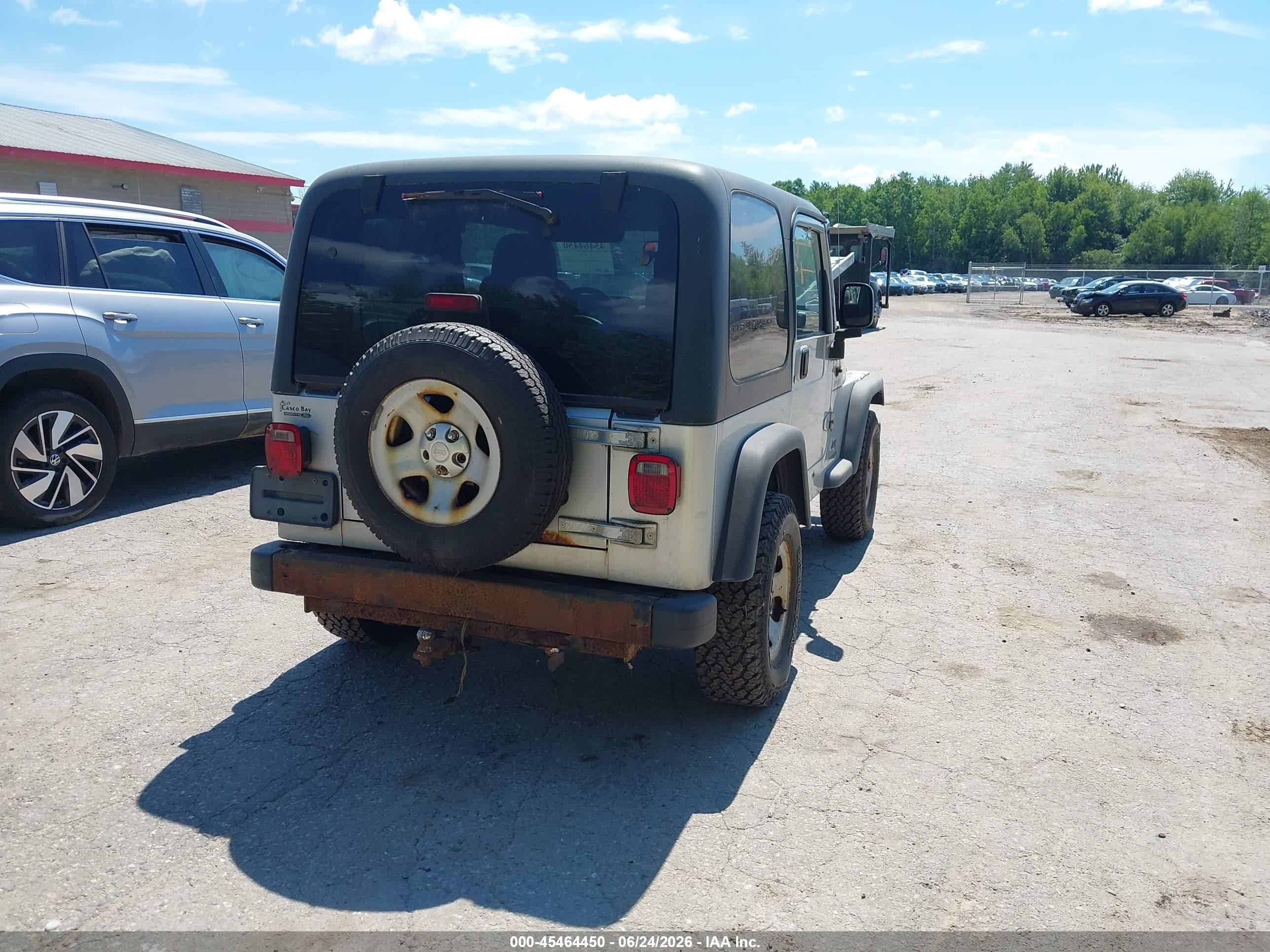 2003 Jeep Wrangler Sport Silver vin: 1J4FA49S23P339769