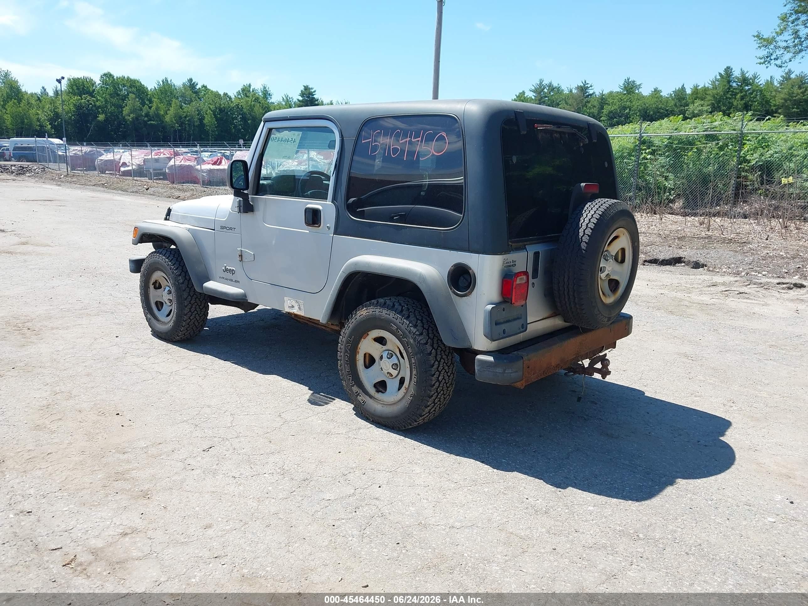 2003 Jeep Wrangler Sport Silver vin: 1J4FA49S23P339769