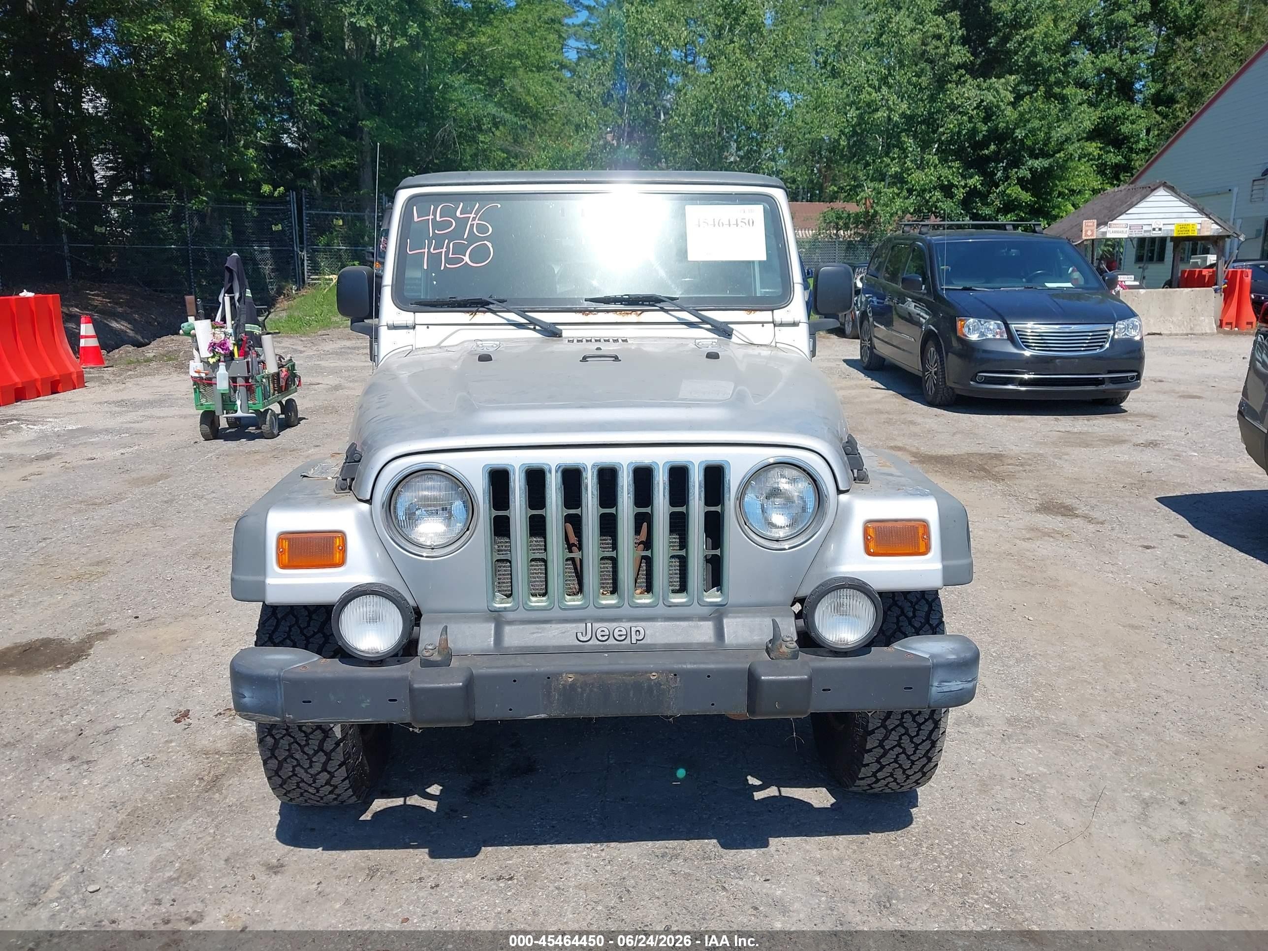 2003 Jeep Wrangler Sport Silver vin: 1J4FA49S23P339769