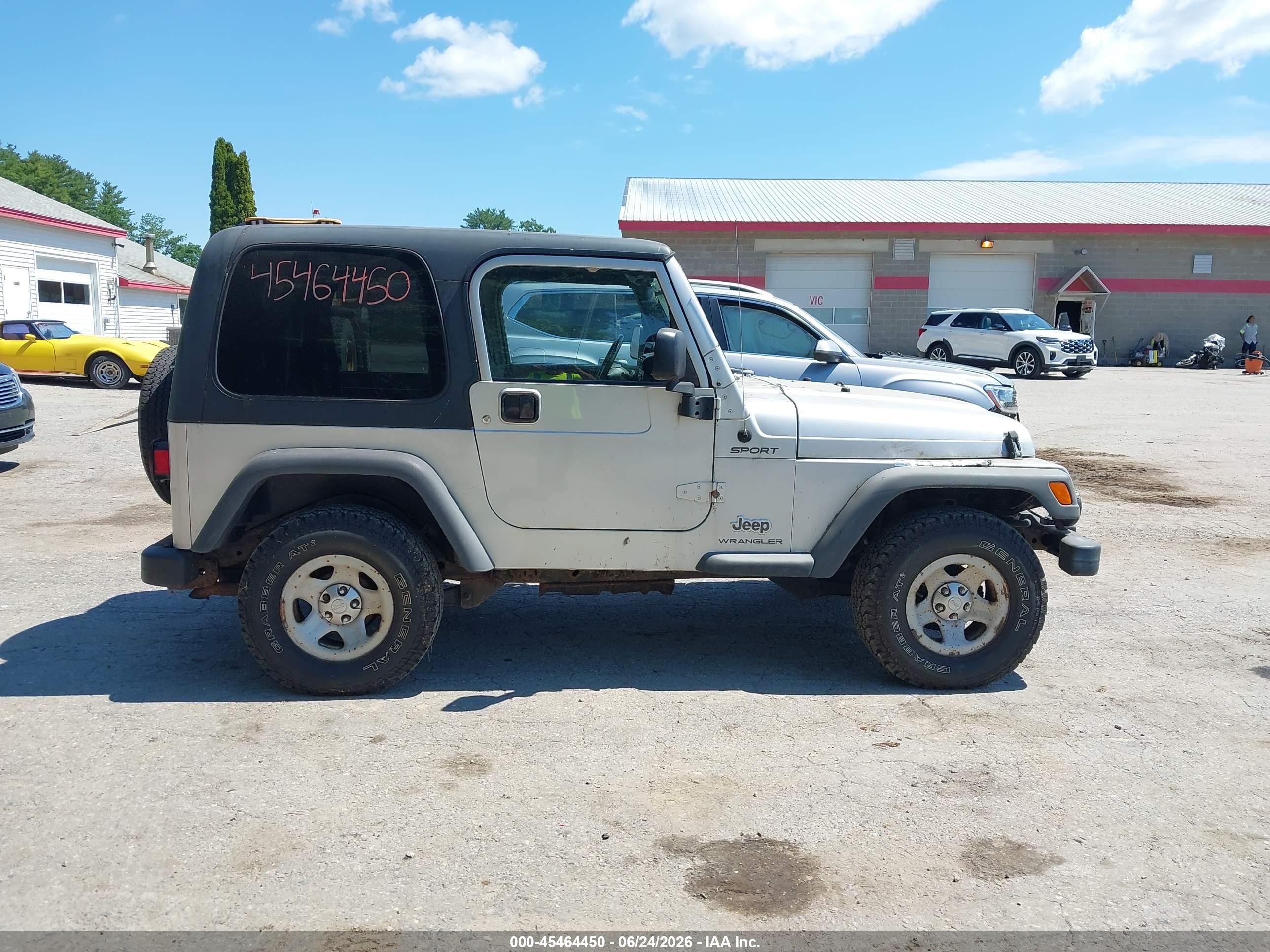 2003 Jeep Wrangler Sport Silver vin: 1J4FA49S23P339769
