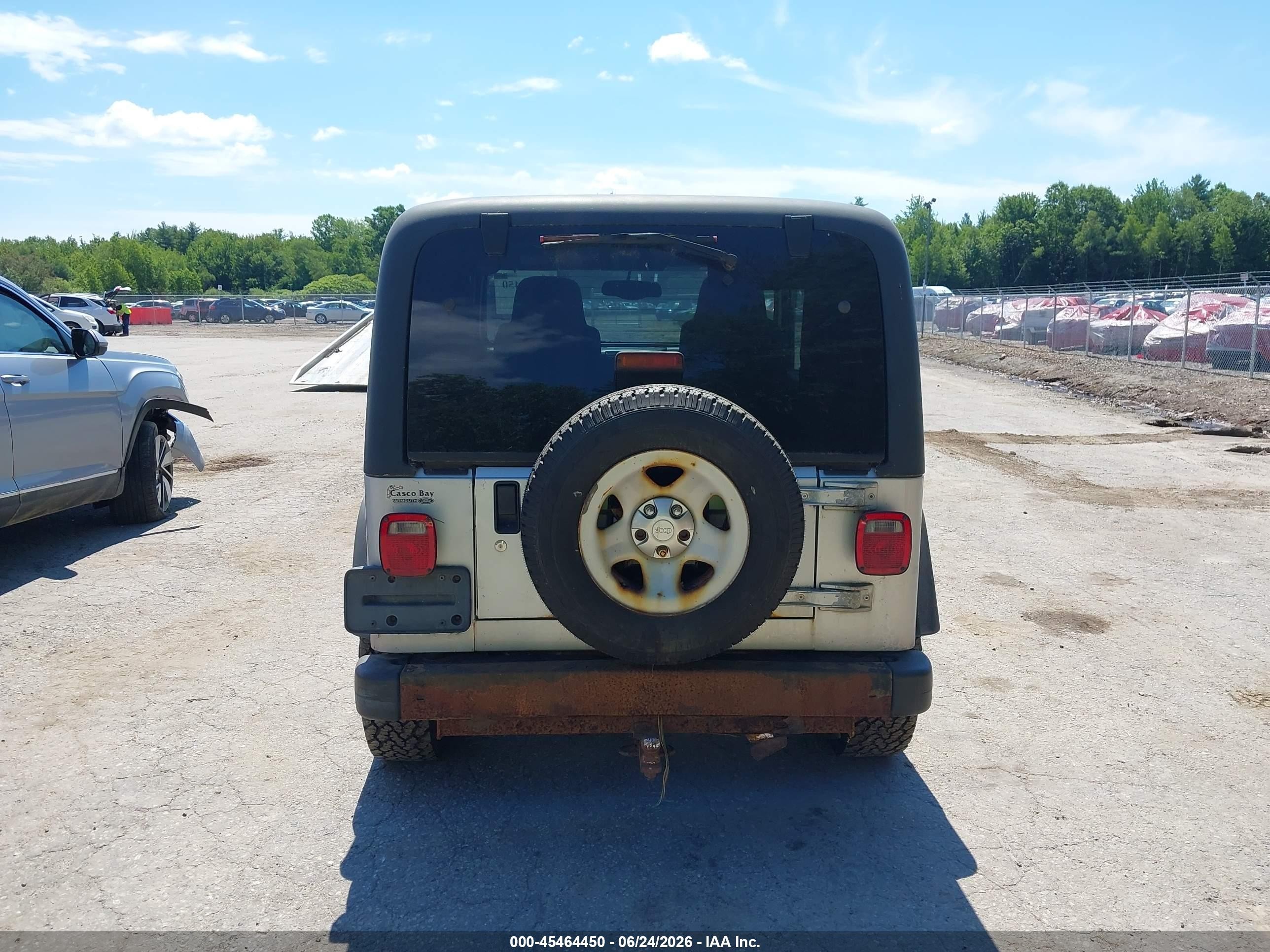 2003 Jeep Wrangler Sport Silver vin: 1J4FA49S23P339769