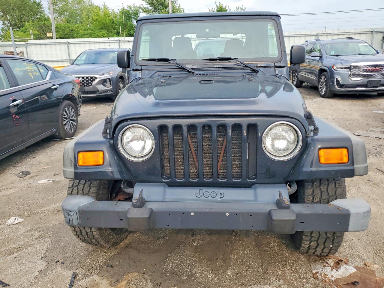 2003 Jeep Wrangler / Tj Sport Black vin: 1J4FA49S23P365370
