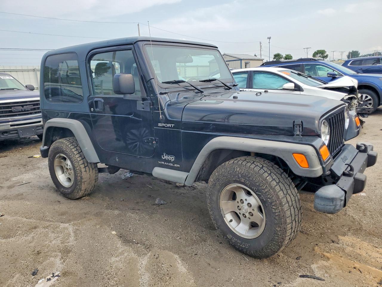 2003 Jeep Wrangler / Tj Sport Black vin: 1J4FA49S23P365370