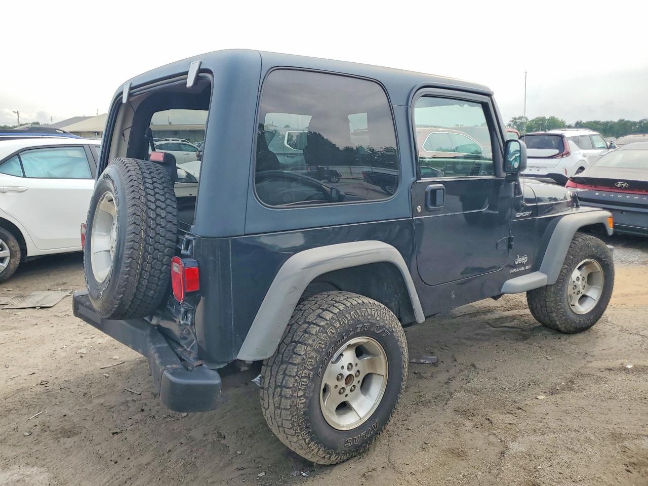 2003 Jeep Wrangler / Tj Sport Black vin: 1J4FA49S23P365370