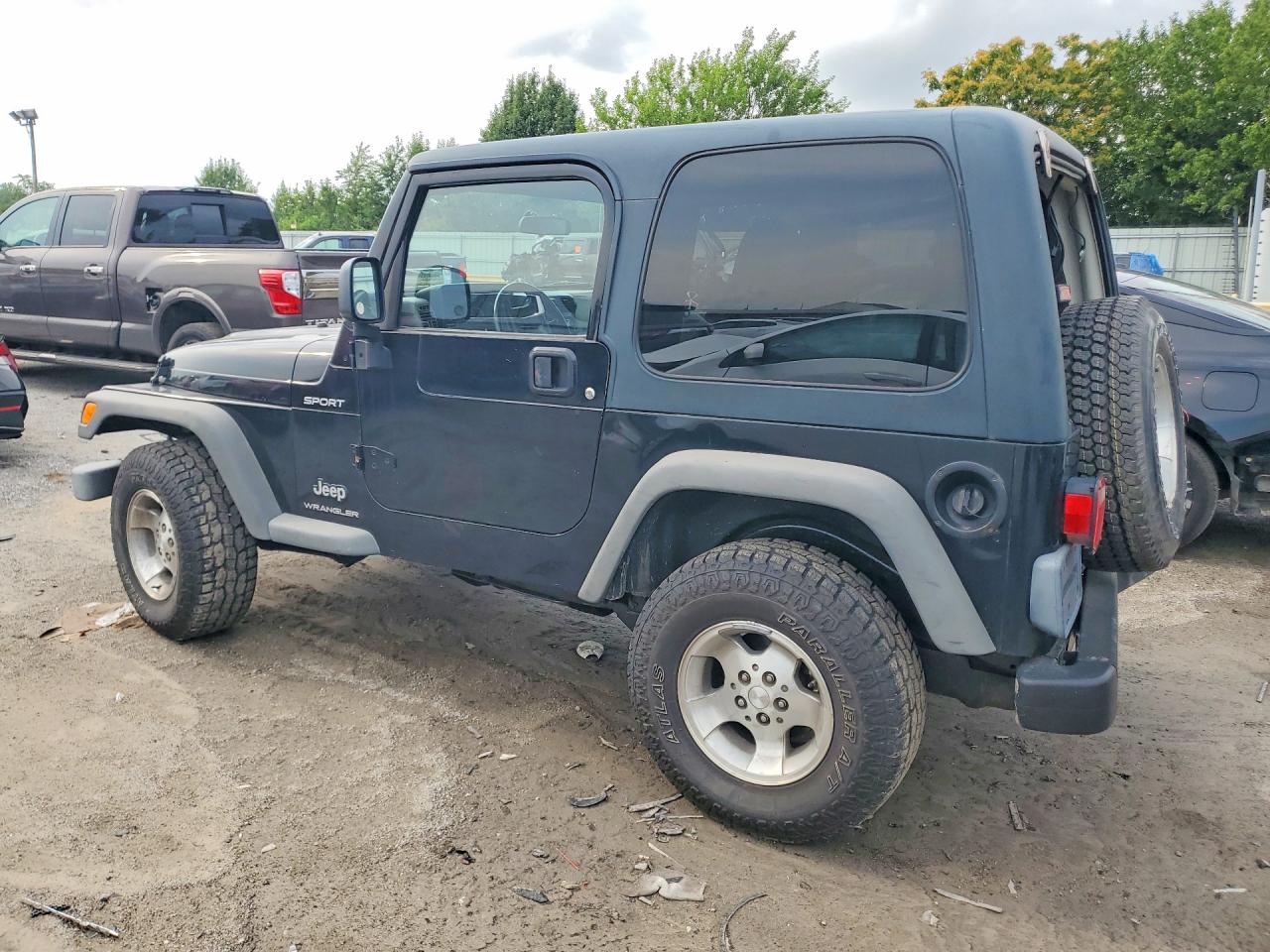 2003 Jeep Wrangler / Tj Sport Black vin: 1J4FA49S23P365370