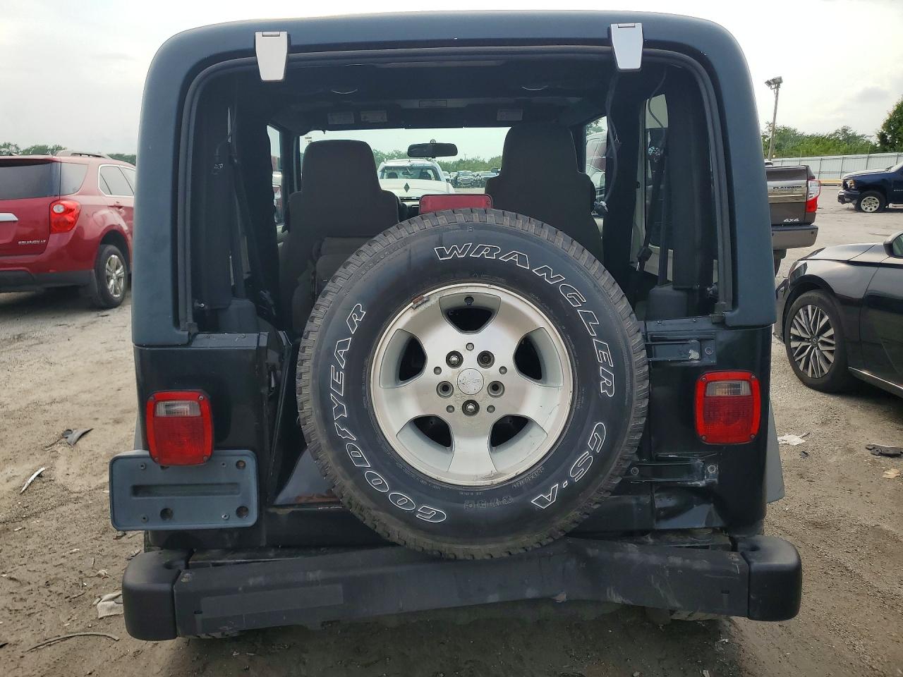 2003 Jeep Wrangler / Tj Sport Black vin: 1J4FA49S23P365370