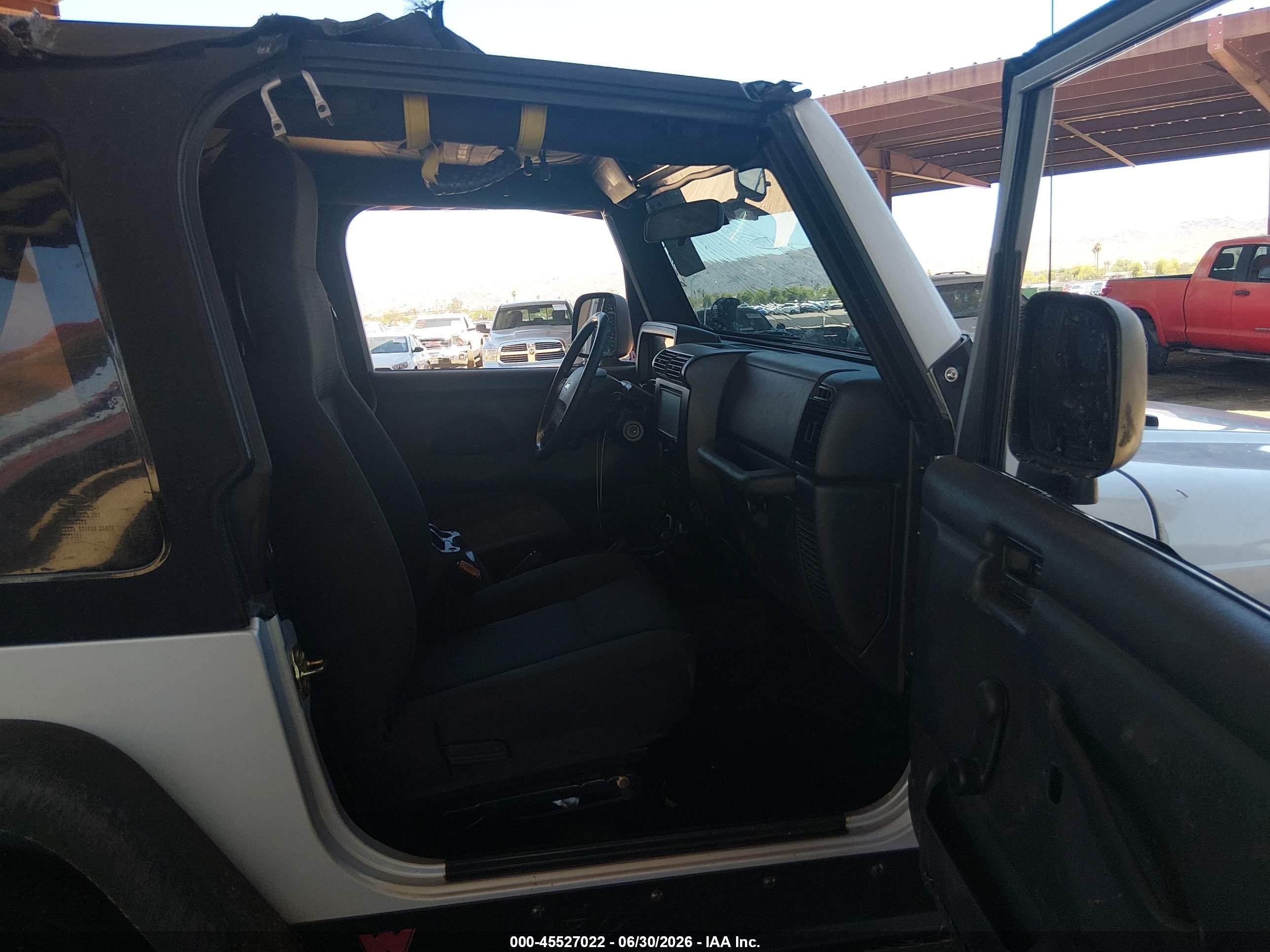 2006 Jeep Wrangler Sport Silver vin: 1J4FA49S26P770228