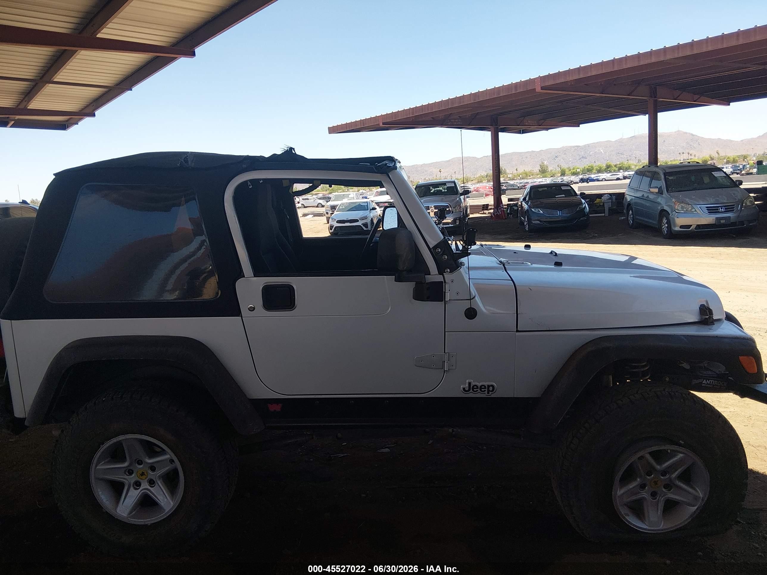 2006 Jeep Wrangler Sport Silver vin: 1J4FA49S26P770228