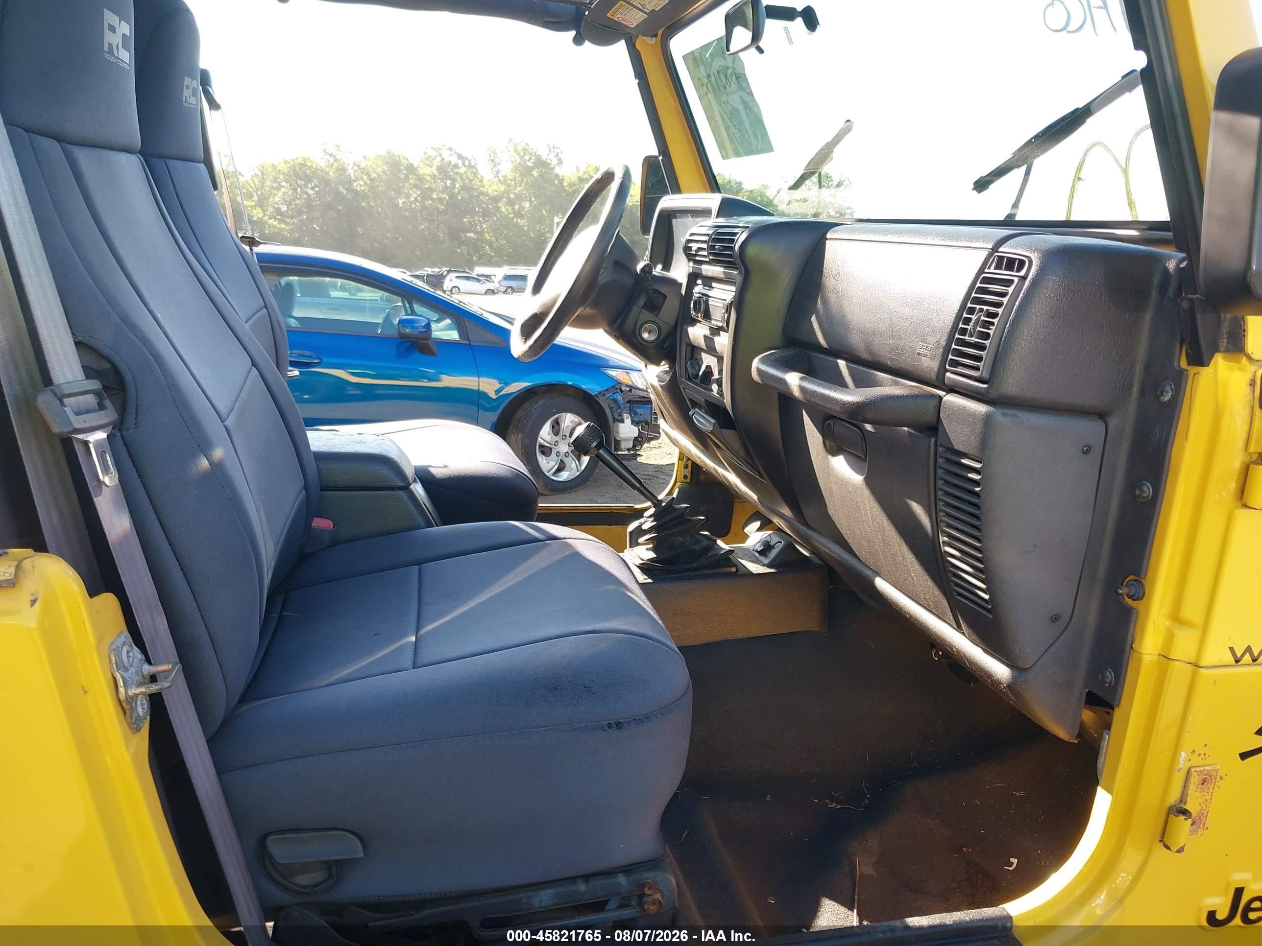2000 Jeep Wrangler Sport Yellow vin: 1J4FA49S2YP731299