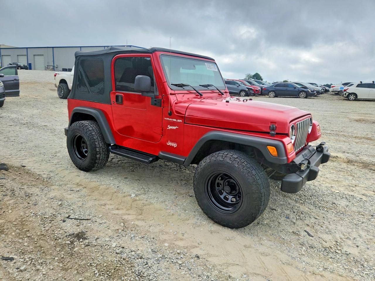 2002 Jeep Wrangler / Tj Sport Red vin: 1J4FA49S32P734154