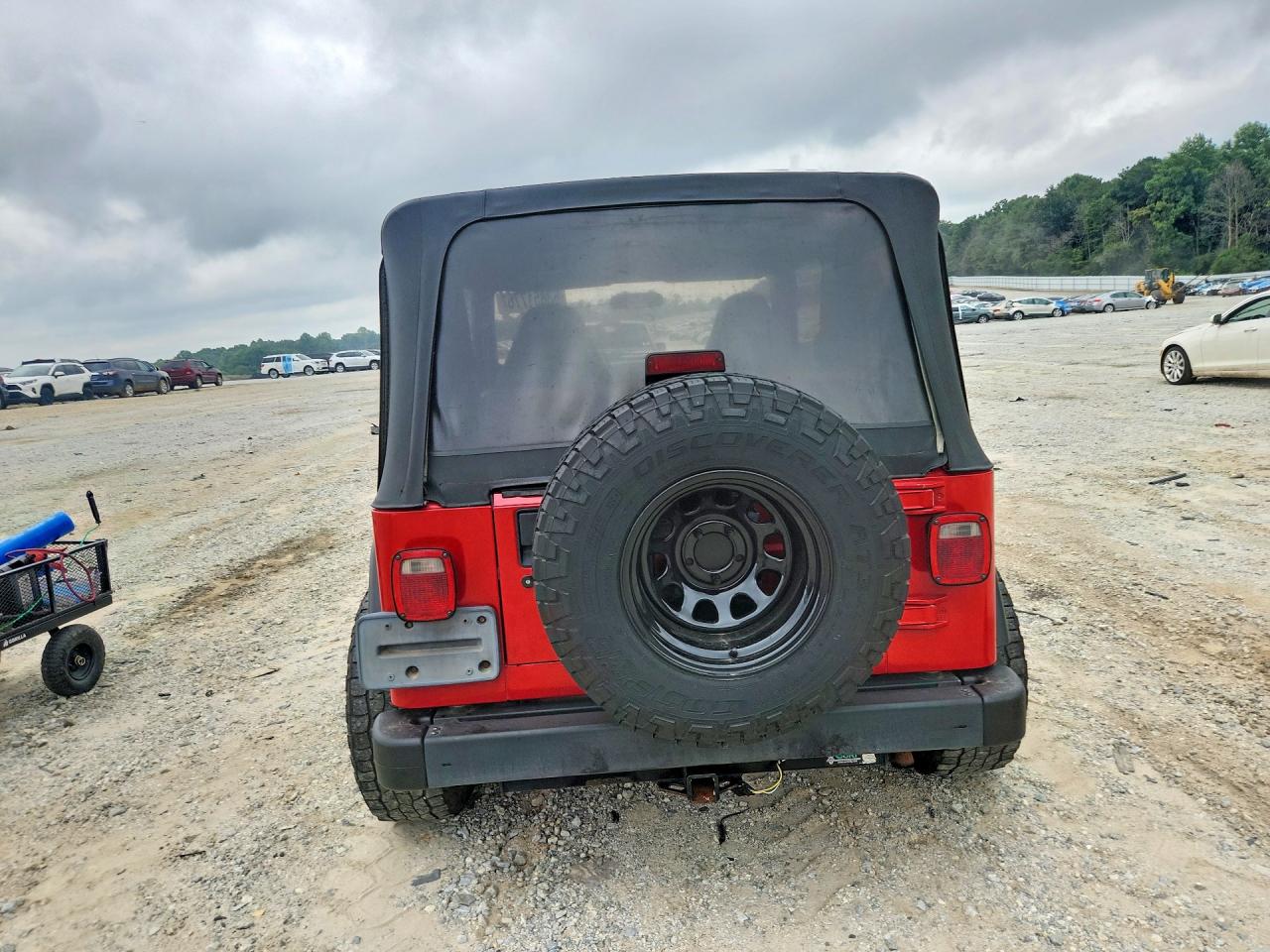 2002 Jeep Wrangler / Tj Sport Red vin: 1J4FA49S32P734154