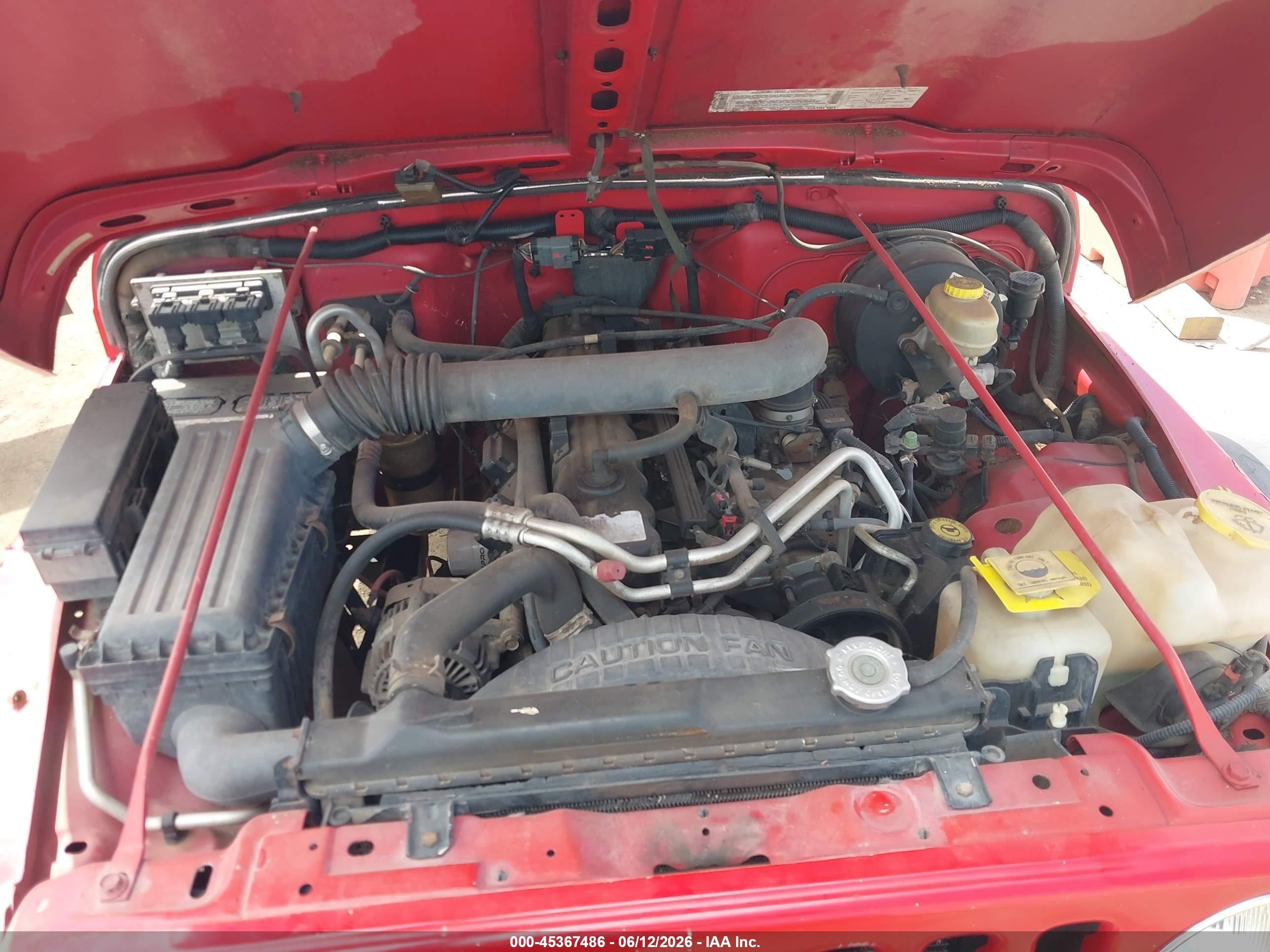 2003 Jeep Wrangler Sport Red vin: 1J4FA49S33P320082