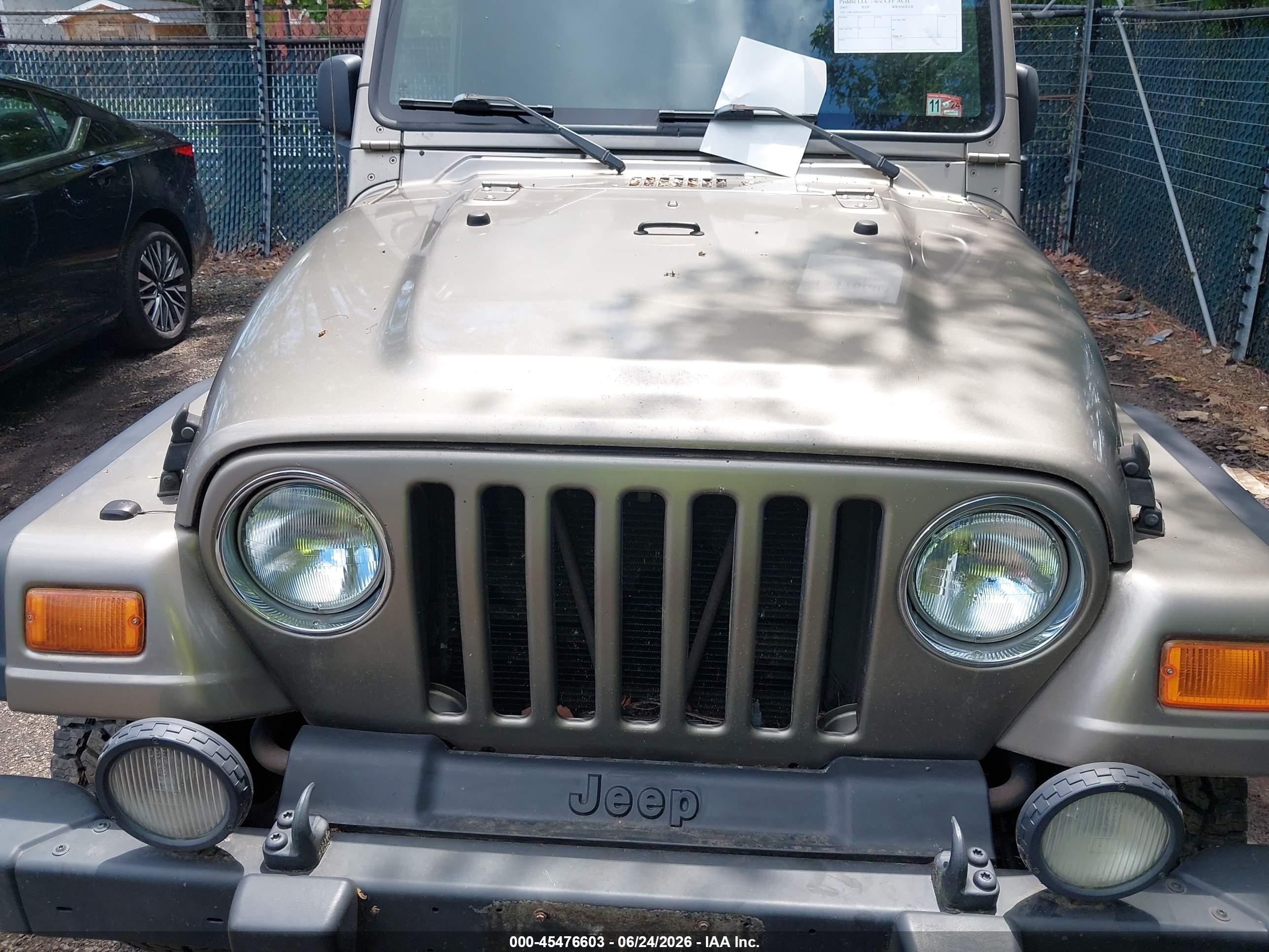 2003 Jeep Wrangler Sport Золотой vin: 1J4FA49S33P332653