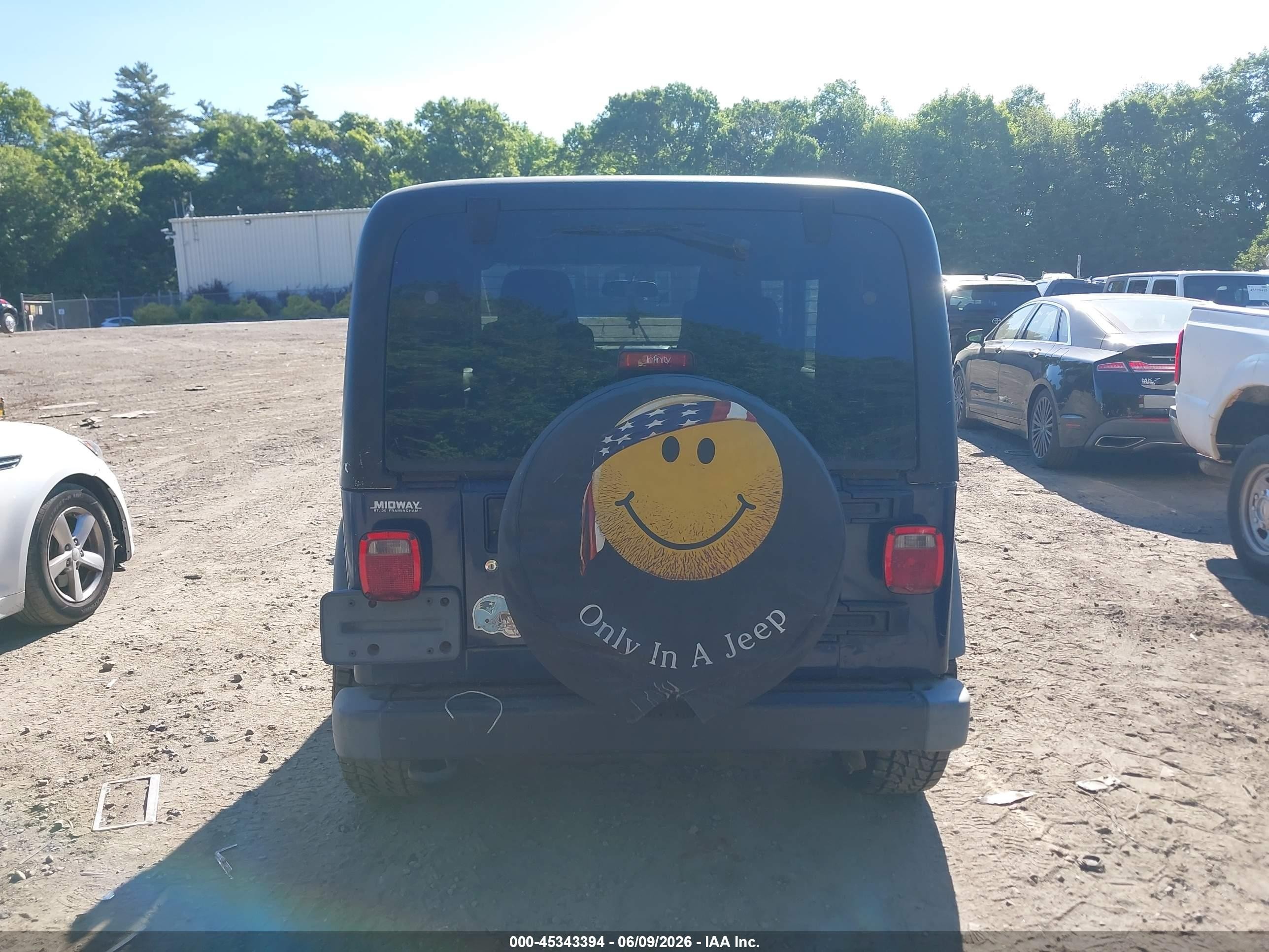 2005 Jeep Wrangler Sport Blue vin: 1J4FA49S35P348080