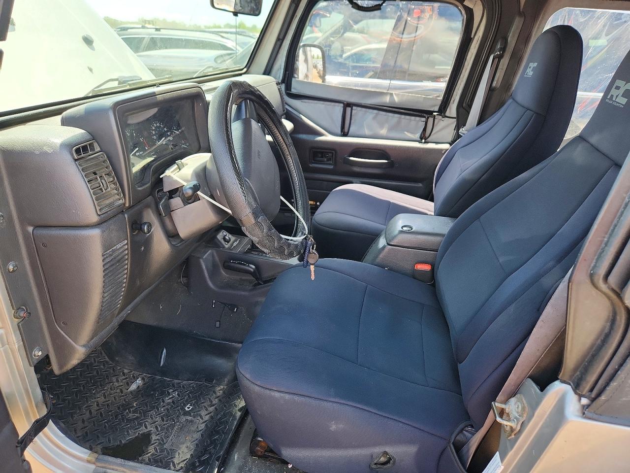2000 Jeep Wrangler / Tj Sport Gray vin: 1J4FA49S3YP781225
