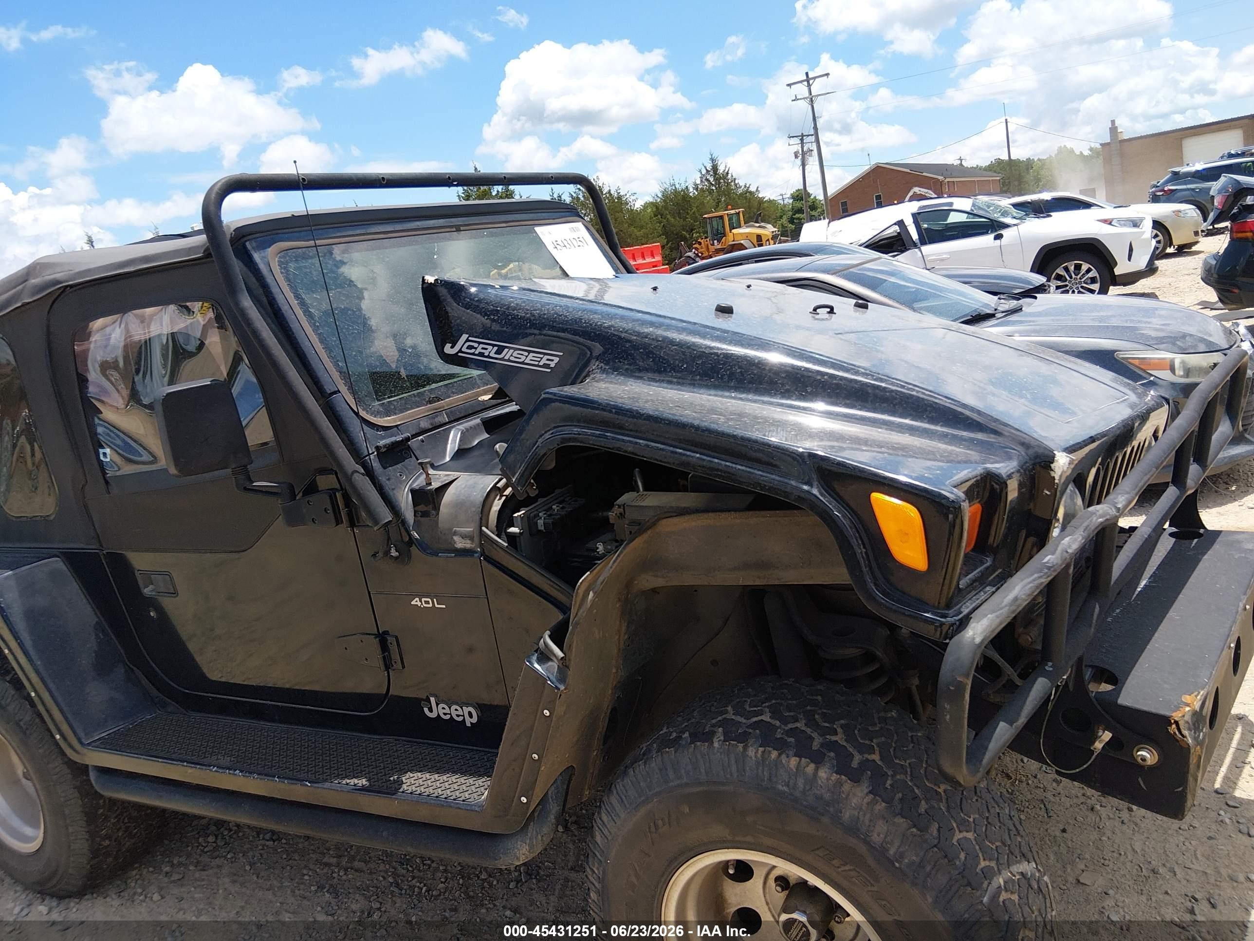 2001 Jeep Wrangler Sport Black vin: 1J4FA49S41P305572