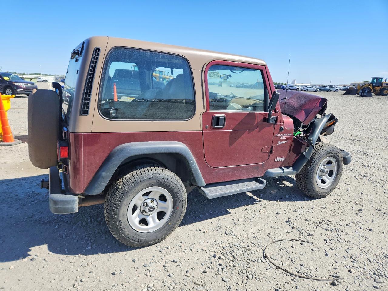 2001 Jeep Wrangler / Tj Sport Brown vin: 1J4FA49S41P316314