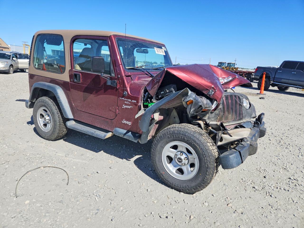 2001 Jeep Wrangler / Tj Sport Brown vin: 1J4FA49S41P316314