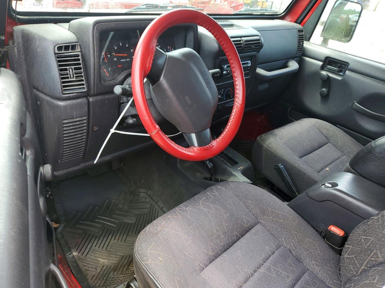 2001 Jeep Wrangler Red vin: 1J4FA49S41P327328