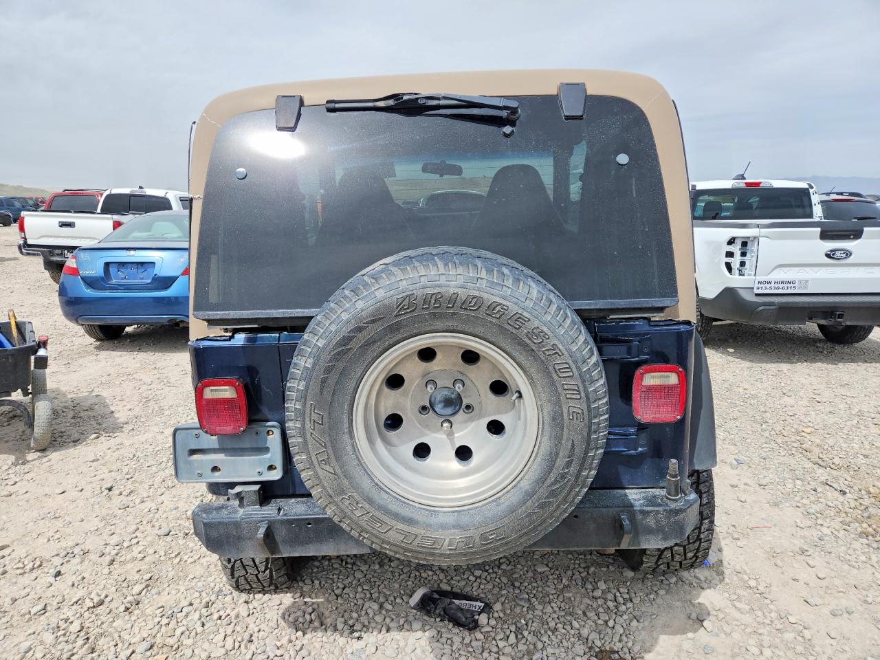 2002 Jeep Wrangler / Tj Sport Blue vin: 1J4FA49S42P754168