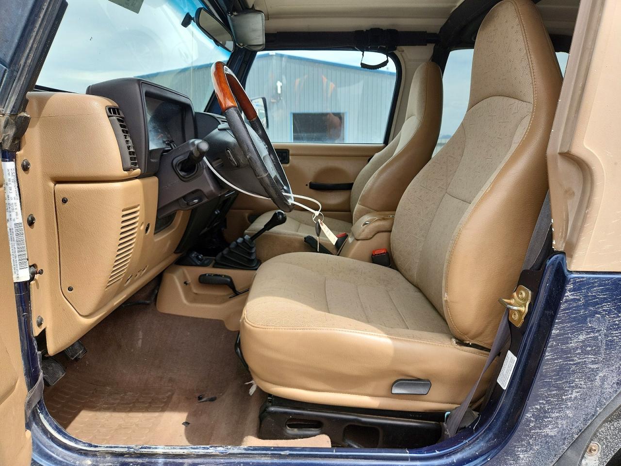 2002 Jeep Wrangler / Tj Sport Blue vin: 1J4FA49S42P754168