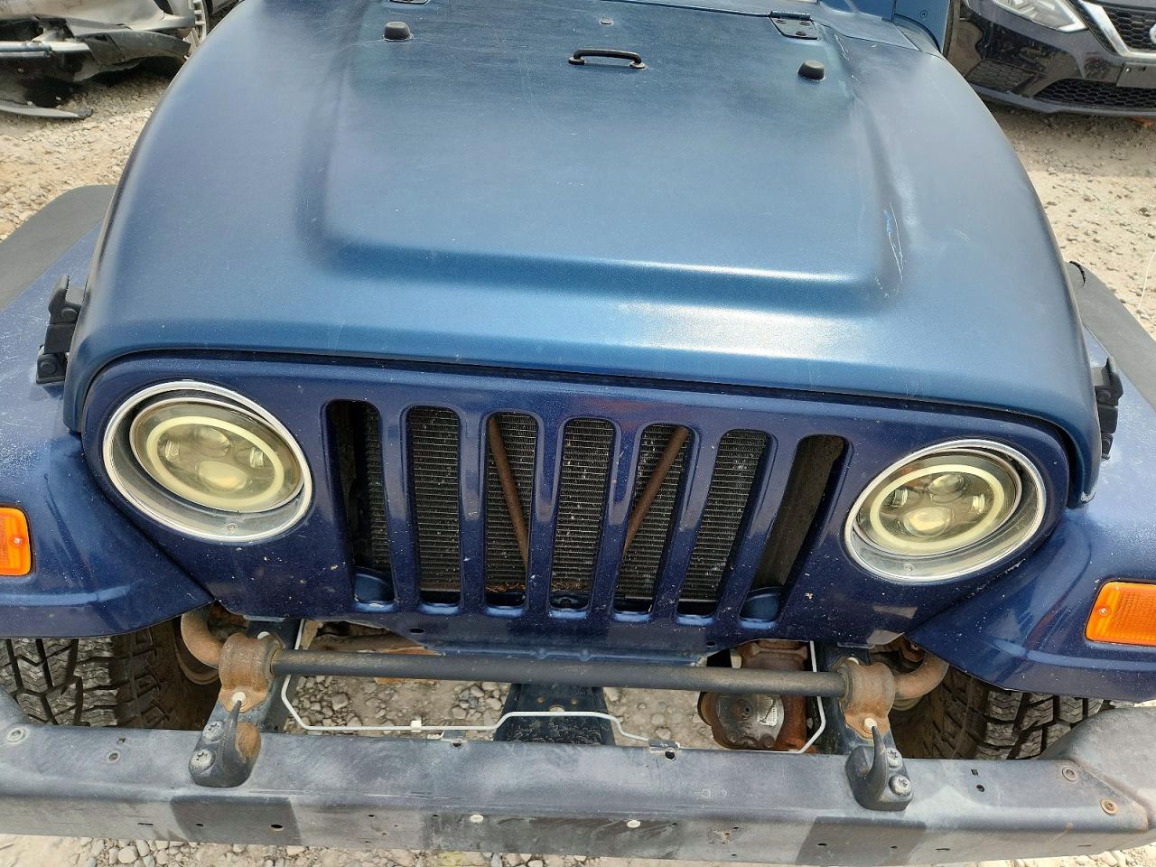 2002 Jeep Wrangler / Tj Sport Blue vin: 1J4FA49S42P754168
