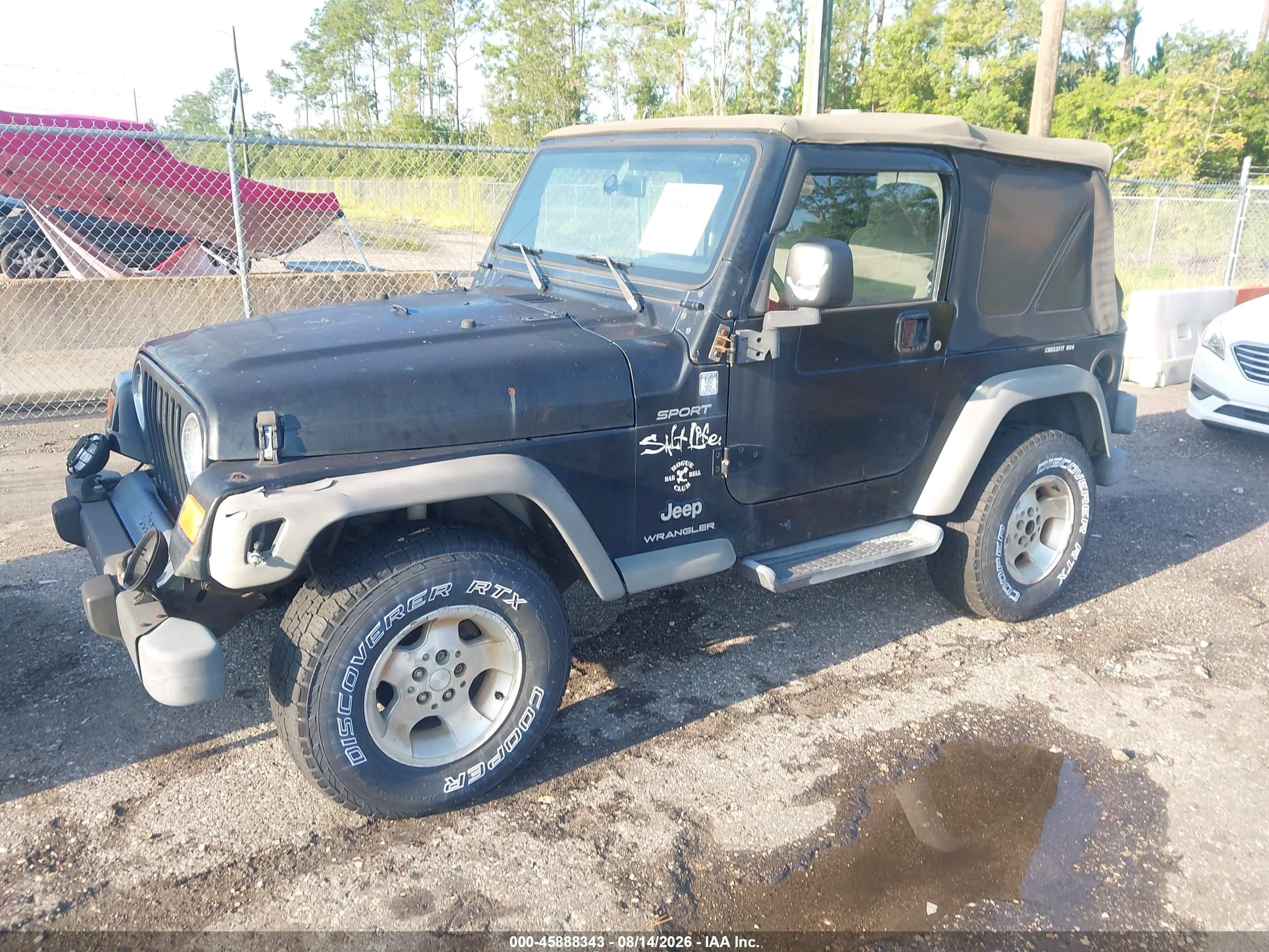 2003 Jeep Wrangler Sport Black vin: 1J4FA49S43P320852
