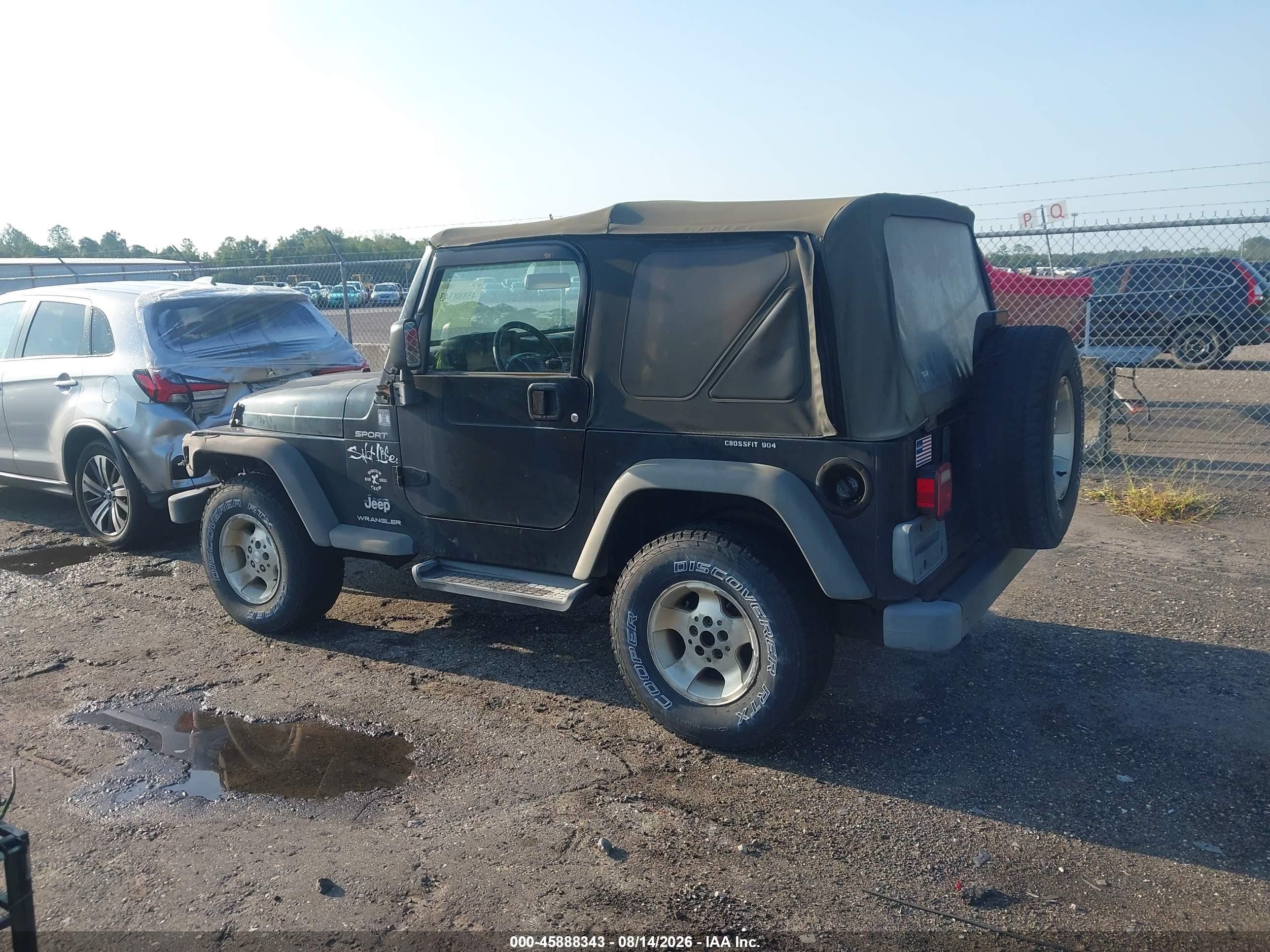 2003 Jeep Wrangler Sport Black vin: 1J4FA49S43P320852