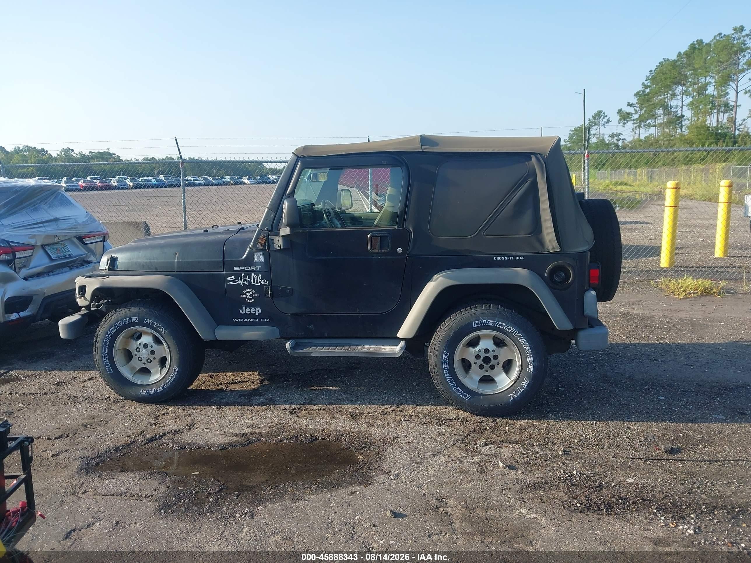 2003 Jeep Wrangler Sport Black vin: 1J4FA49S43P320852