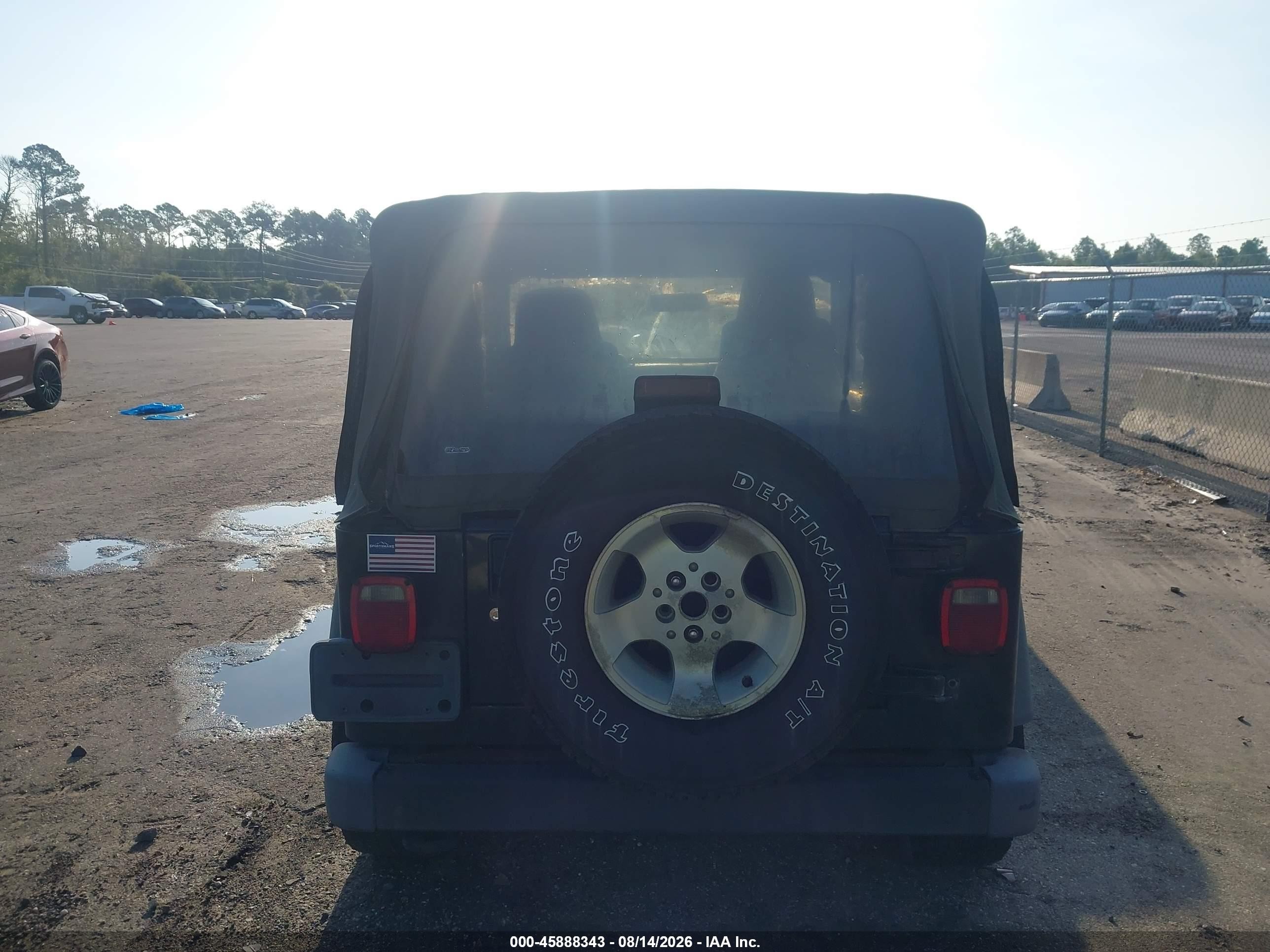2003 Jeep Wrangler Sport Black vin: 1J4FA49S43P320852