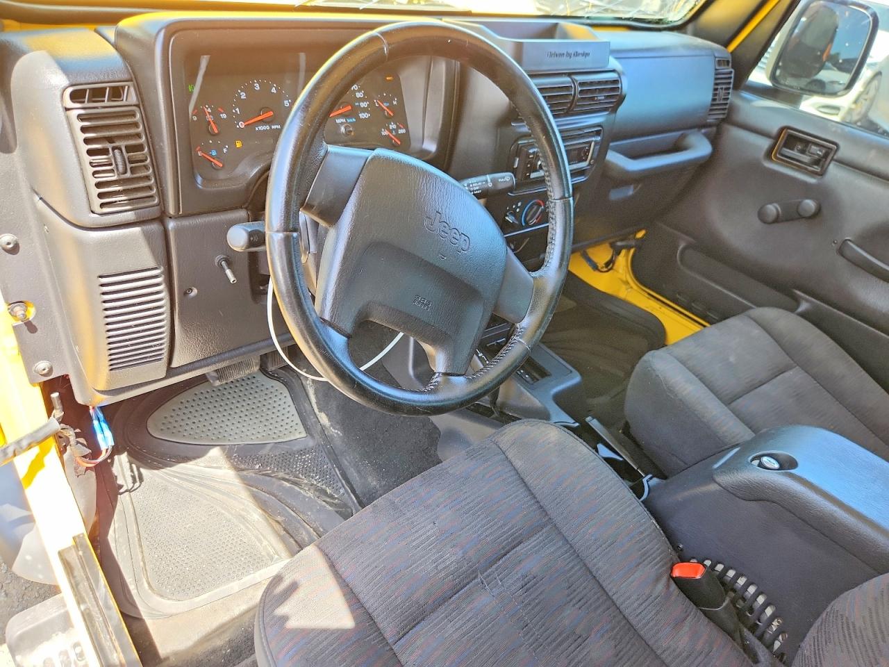 2003 Jeep Wrangler / Tj Sport Yellow vin: 1J4FA49S43P369971