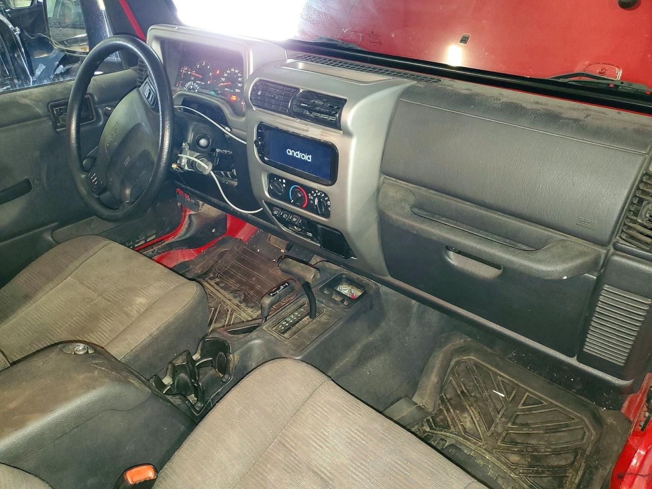 2004 Jeep Wrangler / Tj Sport Red vin: 1J4FA49S44P743691