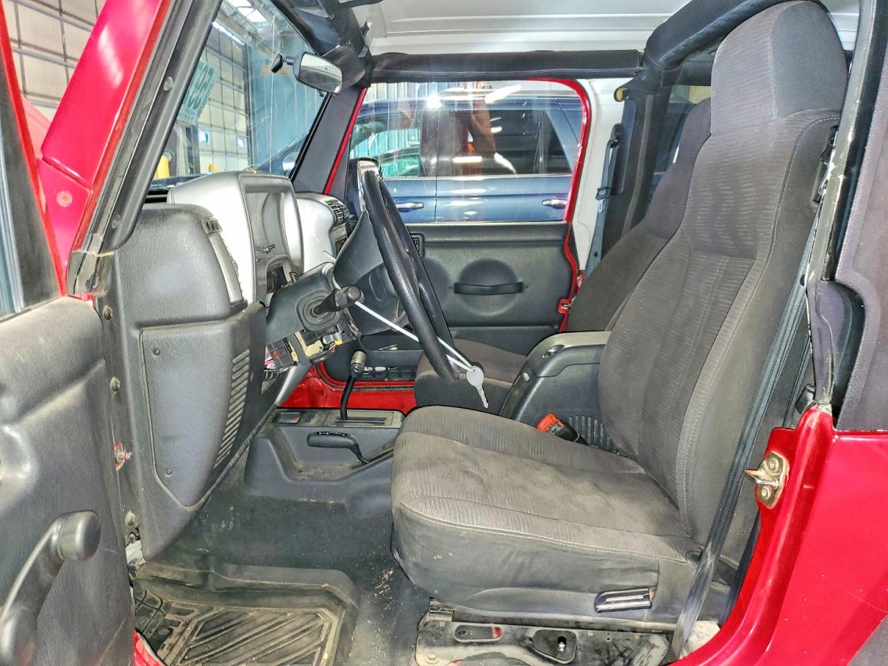 2004 Jeep Wrangler / Tj Sport Red vin: 1J4FA49S44P743691