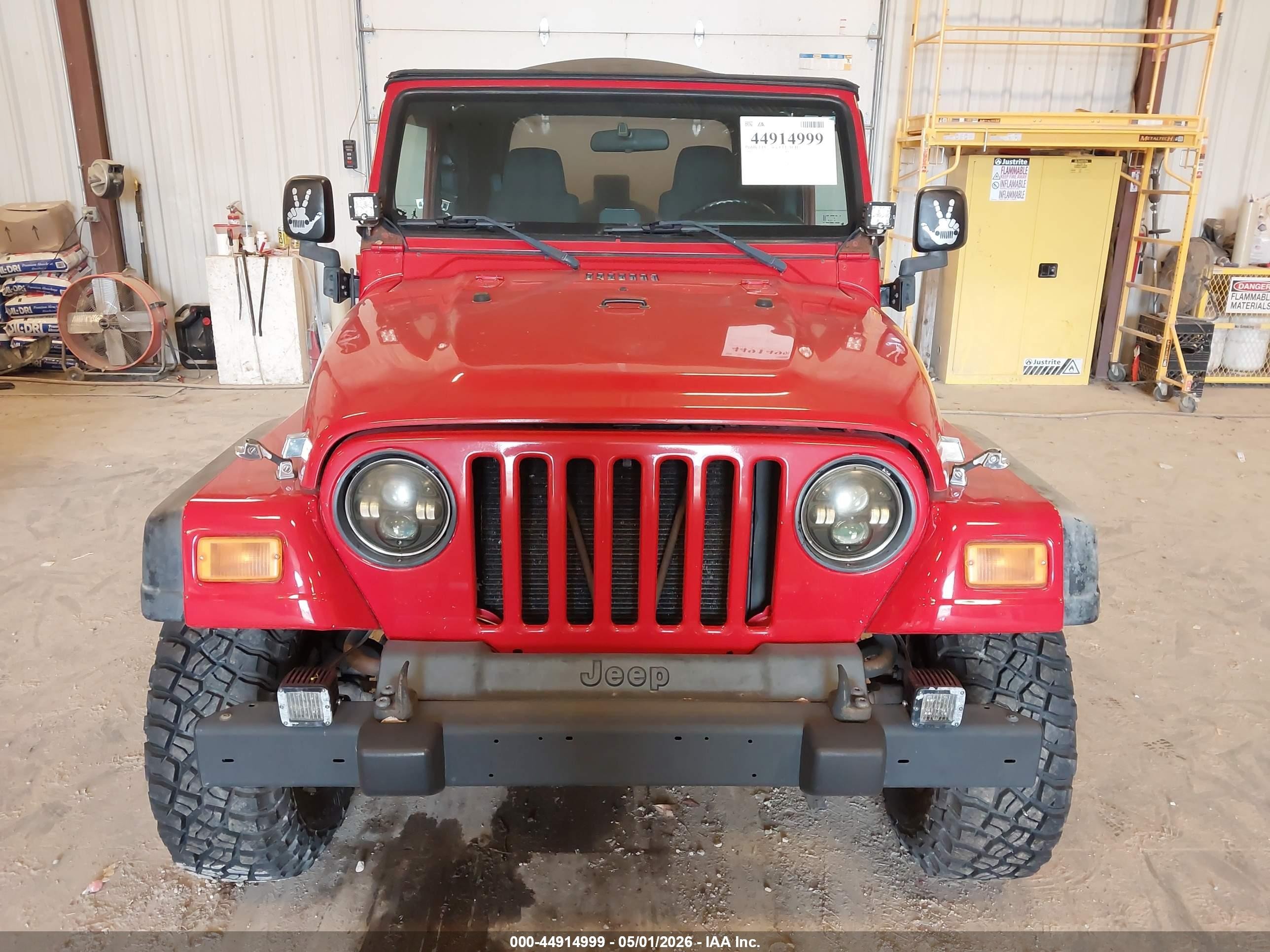 2004 Jeep Wrangler Sport Красный vin: 1J4FA49S44P770230