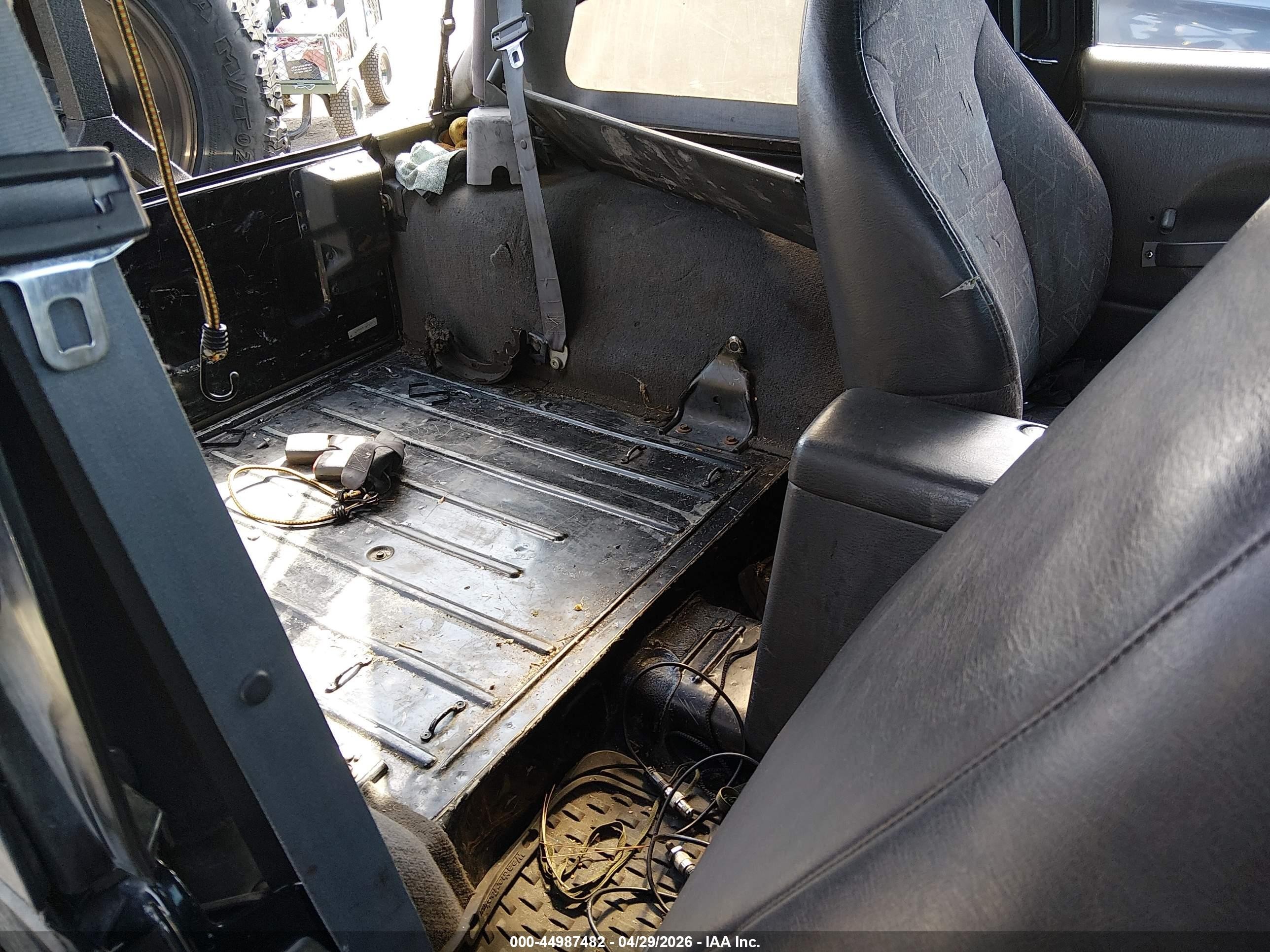 2000 Jeep Wrangler Sport Black vin: 1J4FA49S4YP717338