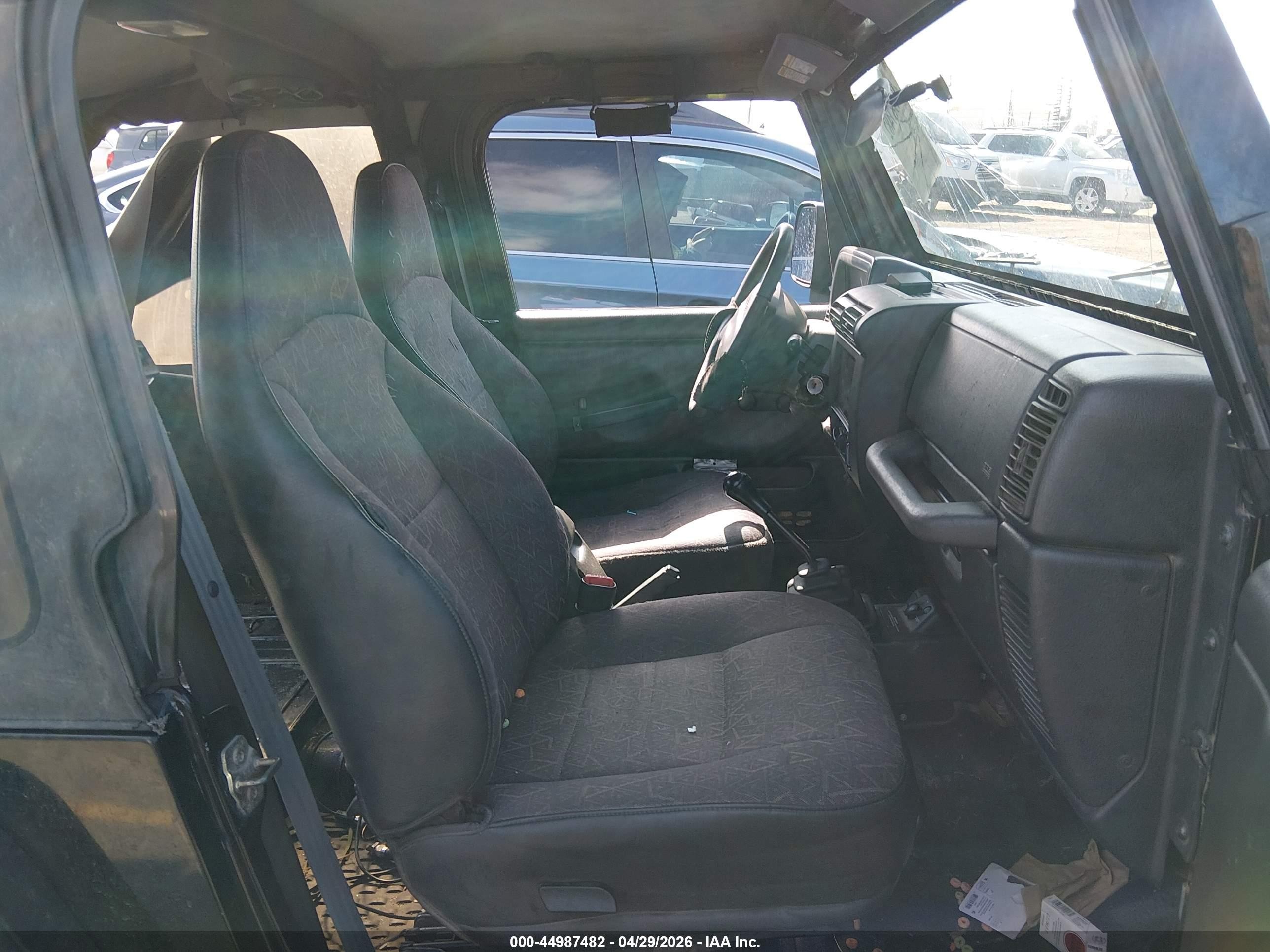 2000 Jeep Wrangler Sport Black vin: 1J4FA49S4YP717338