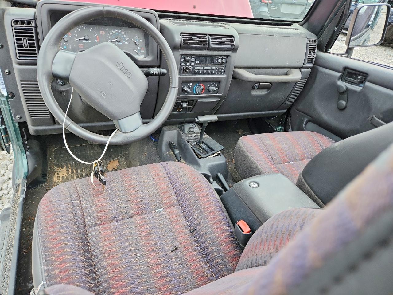 2000 Jeep Wrangler / Tj Green vin: 1J4FA49S4YP787048