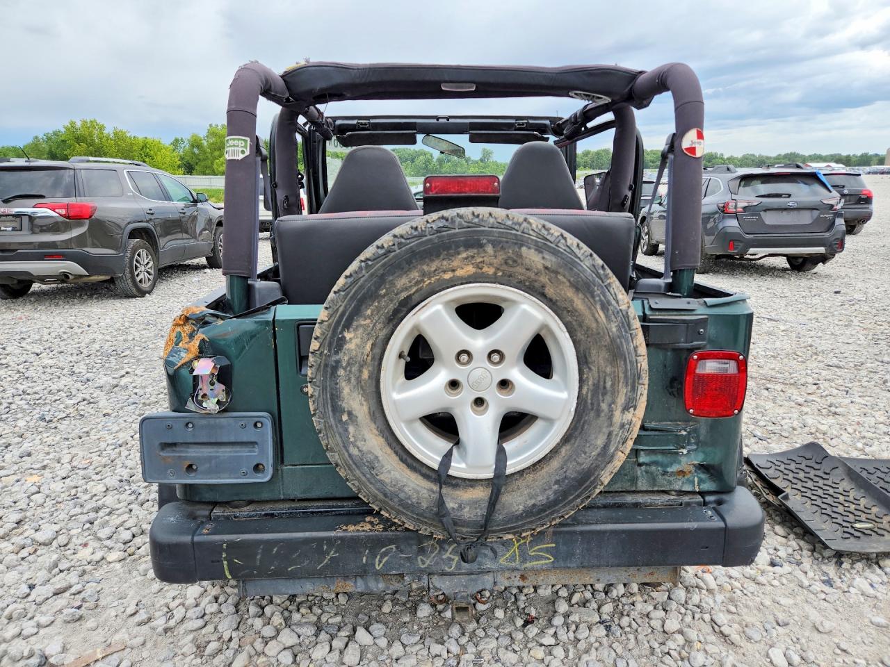 2000 Jeep Wrangler / Tj Green vin: 1J4FA49S4YP787048