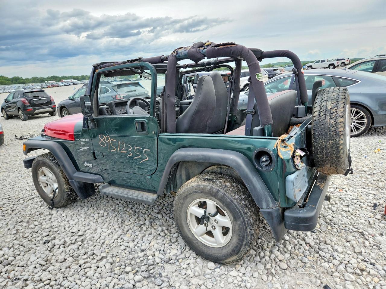 2000 Jeep Wrangler / Tj Green vin: 1J4FA49S4YP787048