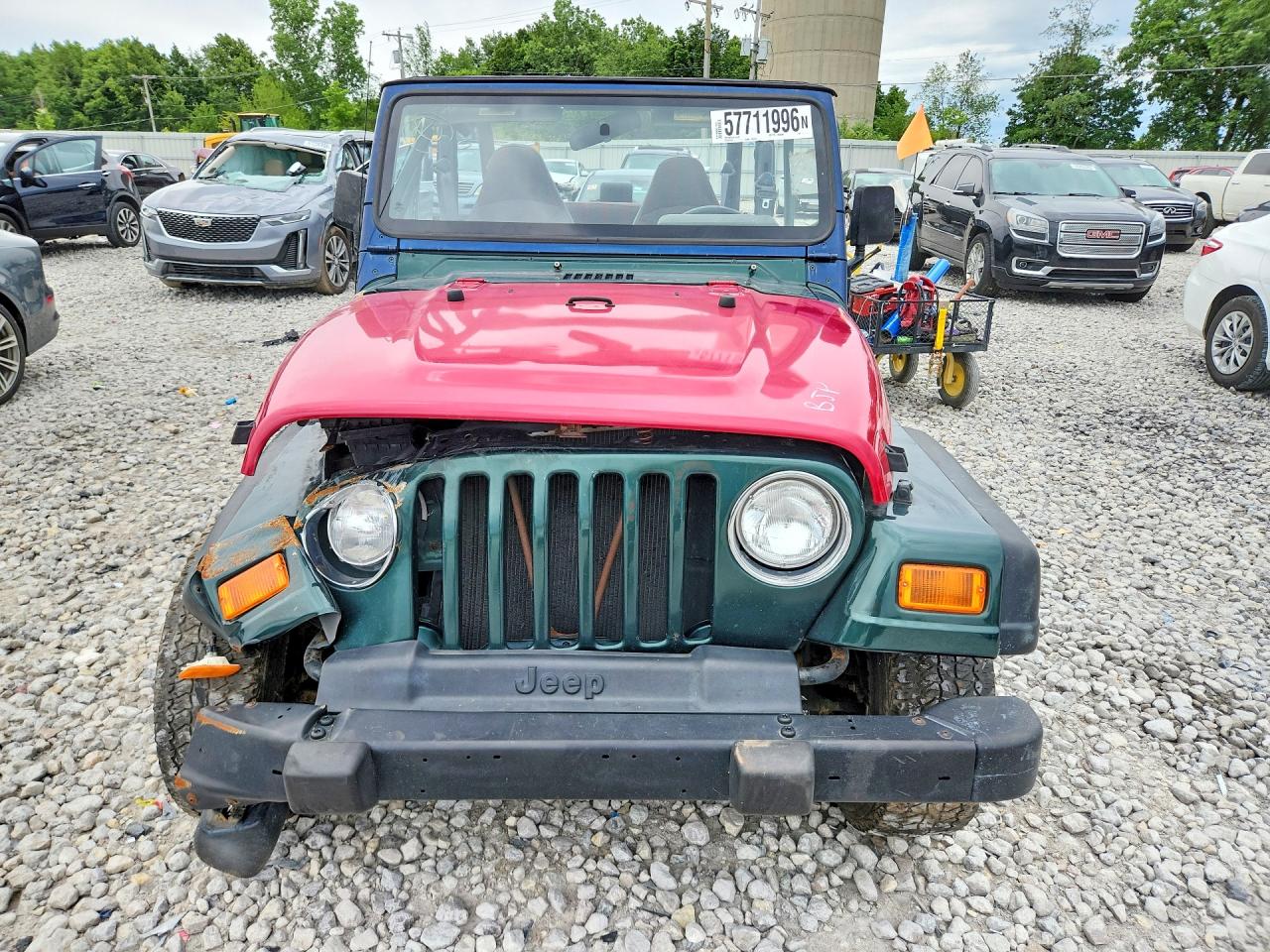 2000 Jeep Wrangler / Tj Green vin: 1J4FA49S4YP787048