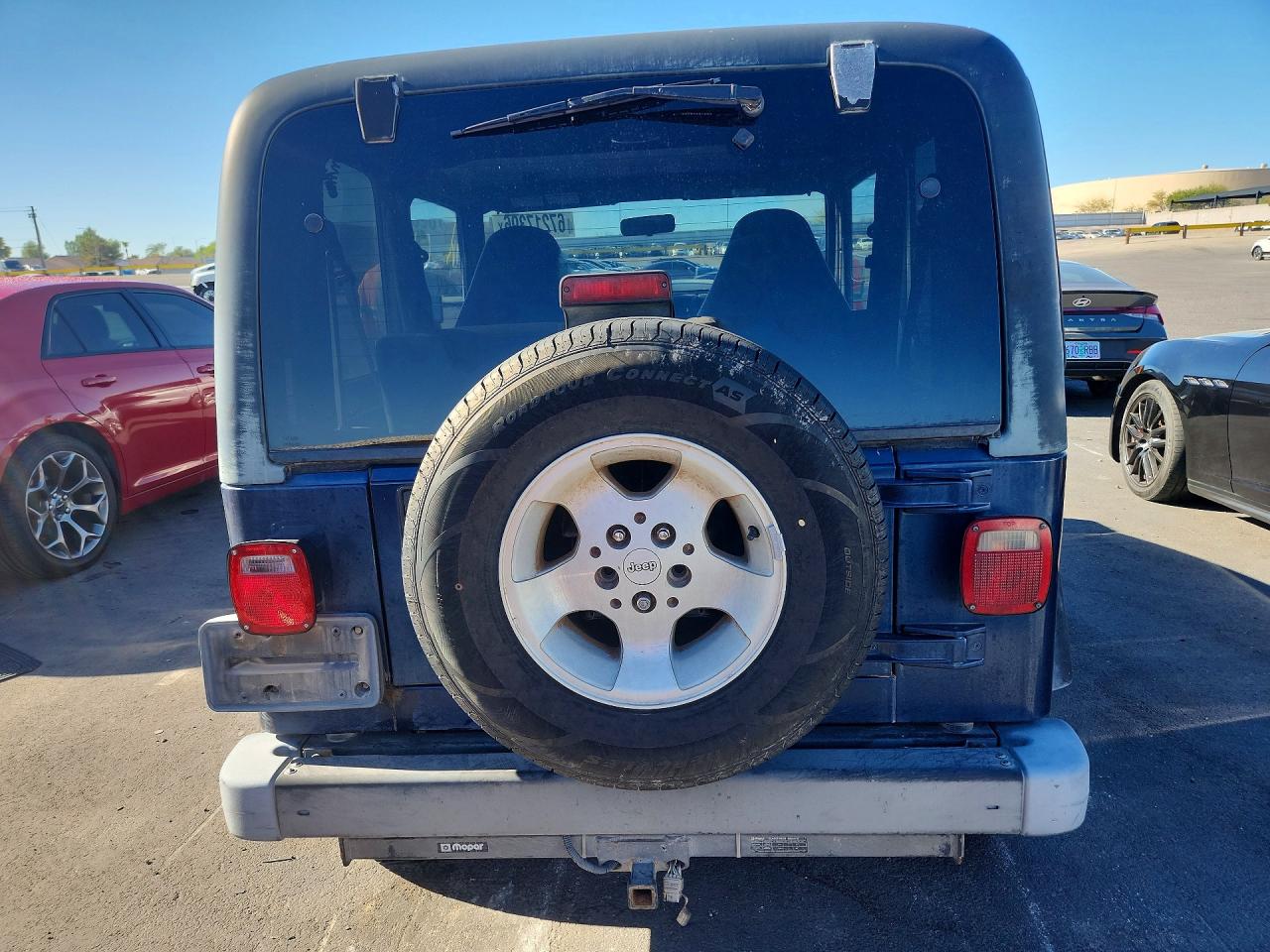 2000 Jeep Wrangler / Tj Sport Blue vin: 1J4FA49S4YP804320