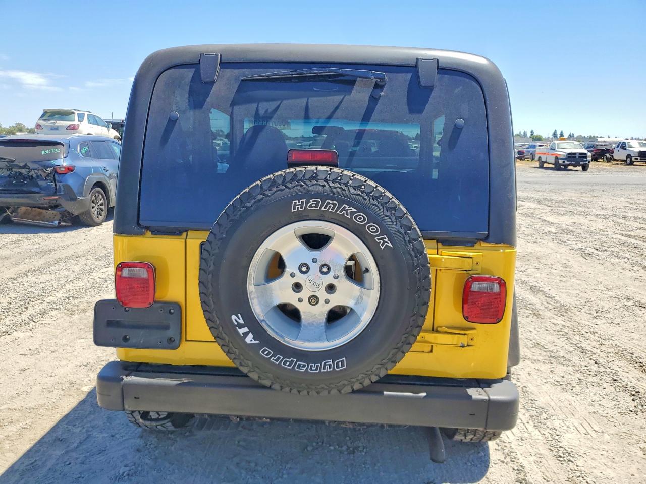 2001 Jeep Wrangler / Tj Sport Желтый vin: 1J4FA49S51P315902
