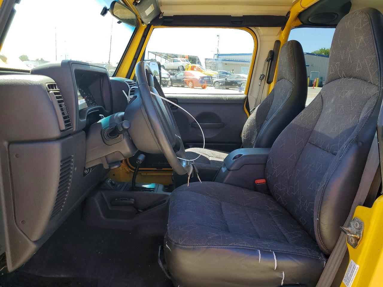 2001 Jeep Wrangler / Tj Sport Желтый vin: 1J4FA49S51P315902