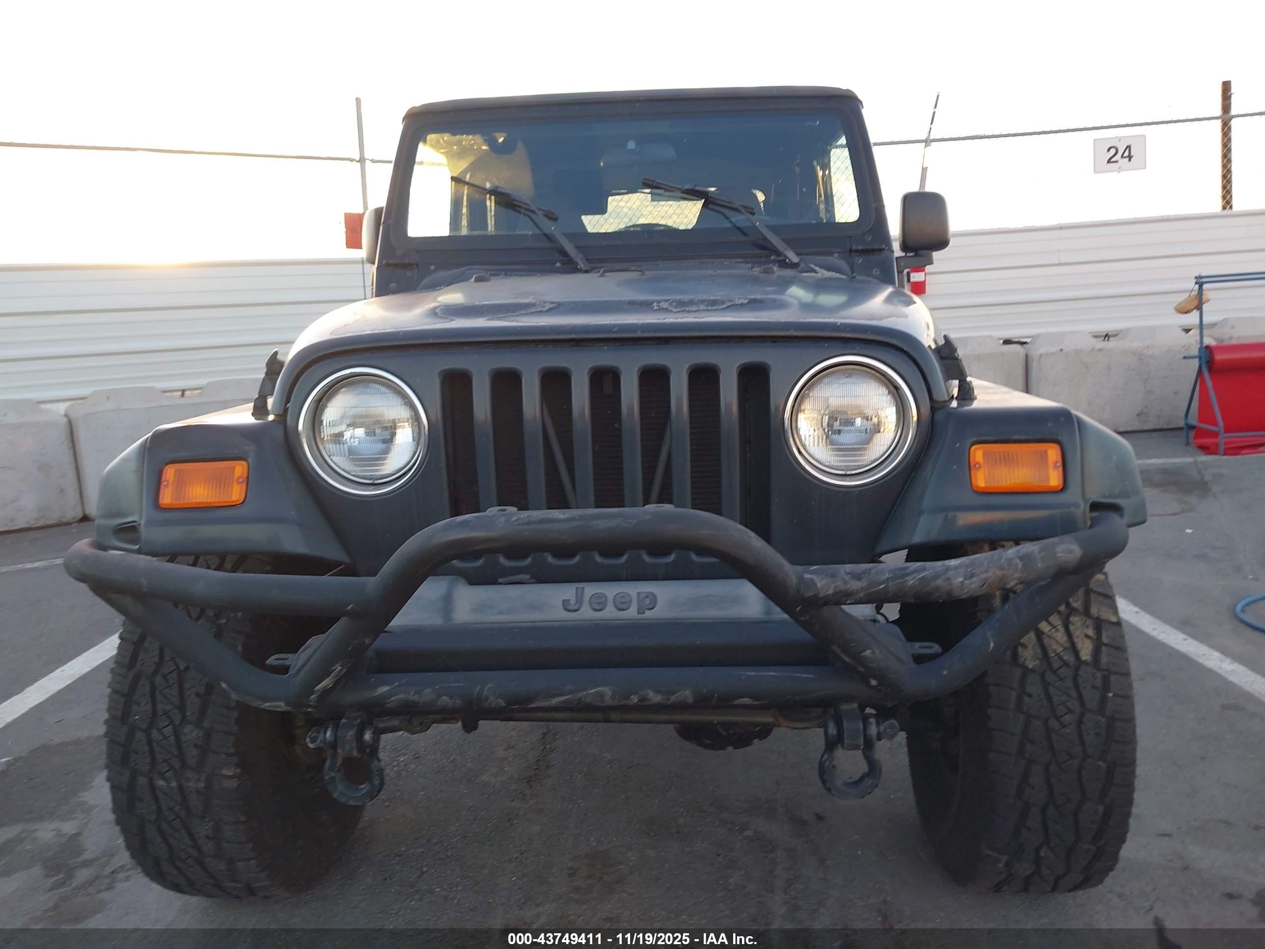 2001 Jeep Wrangler Sport Black vin: 1J4FA49S51P333140