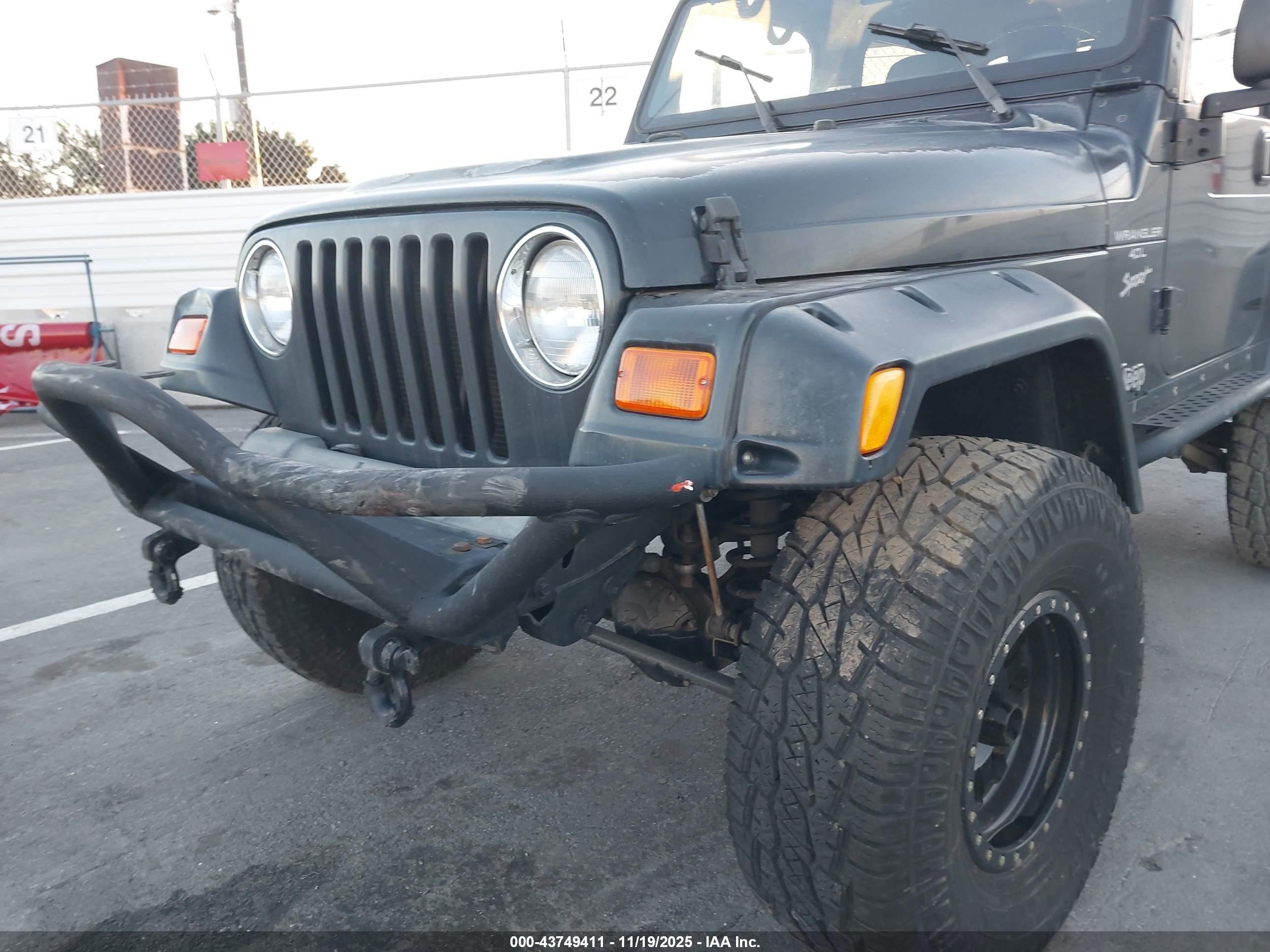 2001 Jeep Wrangler Sport Black vin: 1J4FA49S51P333140