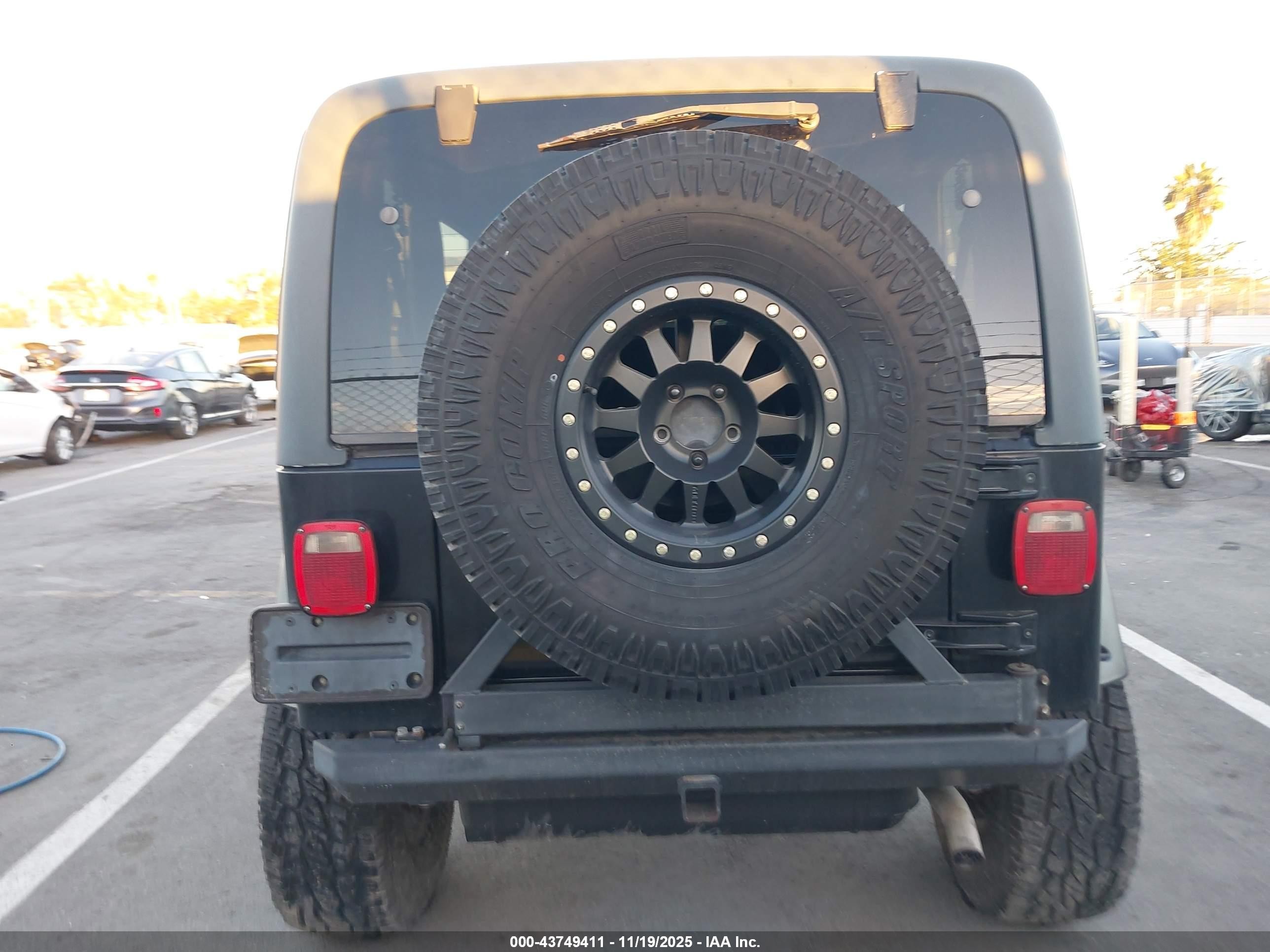 2001 Jeep Wrangler Sport Black vin: 1J4FA49S51P333140